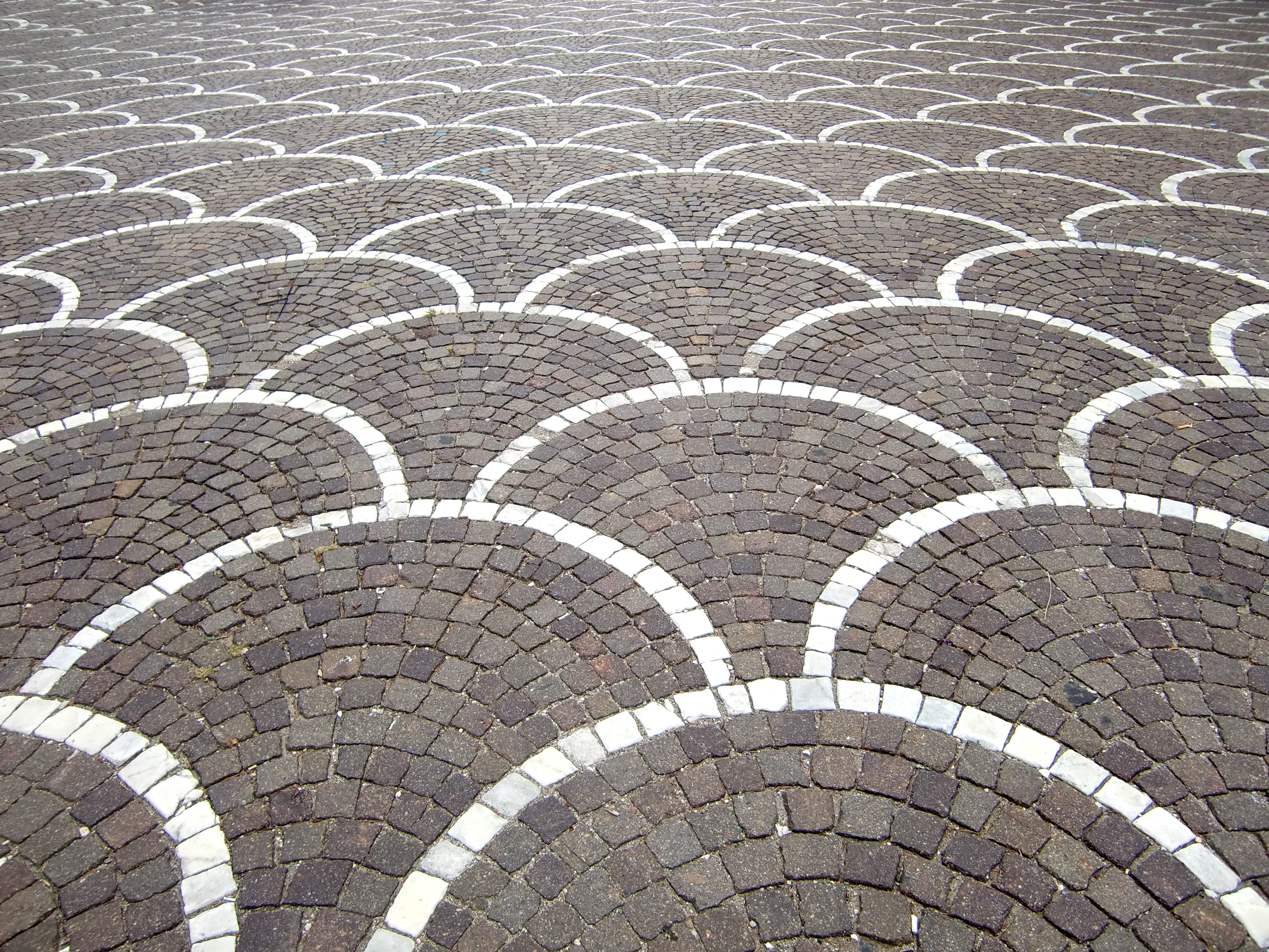 structure, background, cobblestone, absence, white color, high angle view, brick, pattern, patch, empty, repetition, pavement, arch, backgrounds, full frame, HD Wallpaper