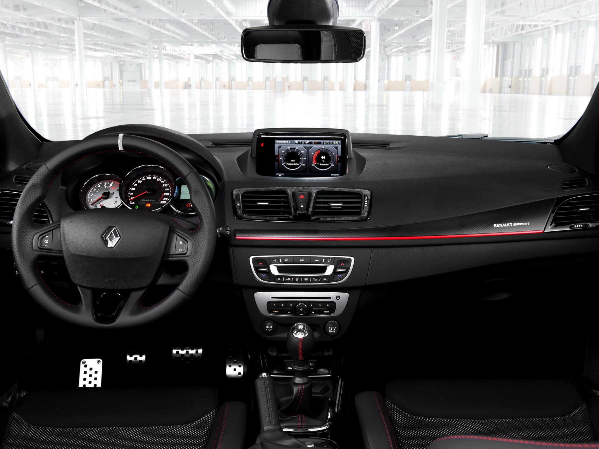 1080P, r s, 2014, 265, renault, interior, megane, HD Wallpaper