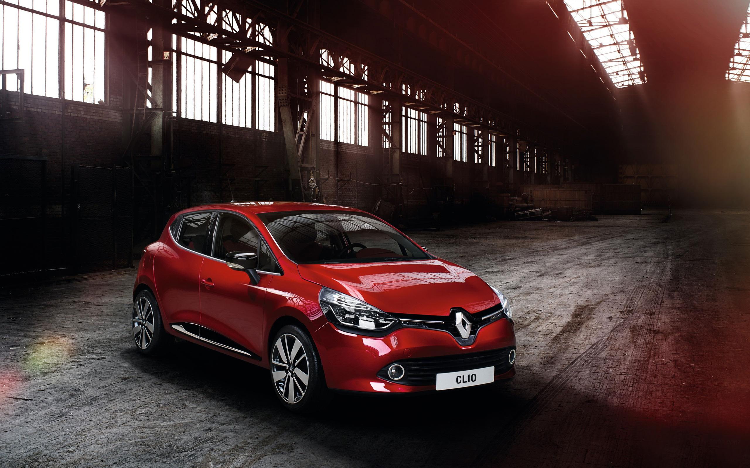 cars, red, hatchback, clio, door, renault, 2K, 2013, HD Wallpaper