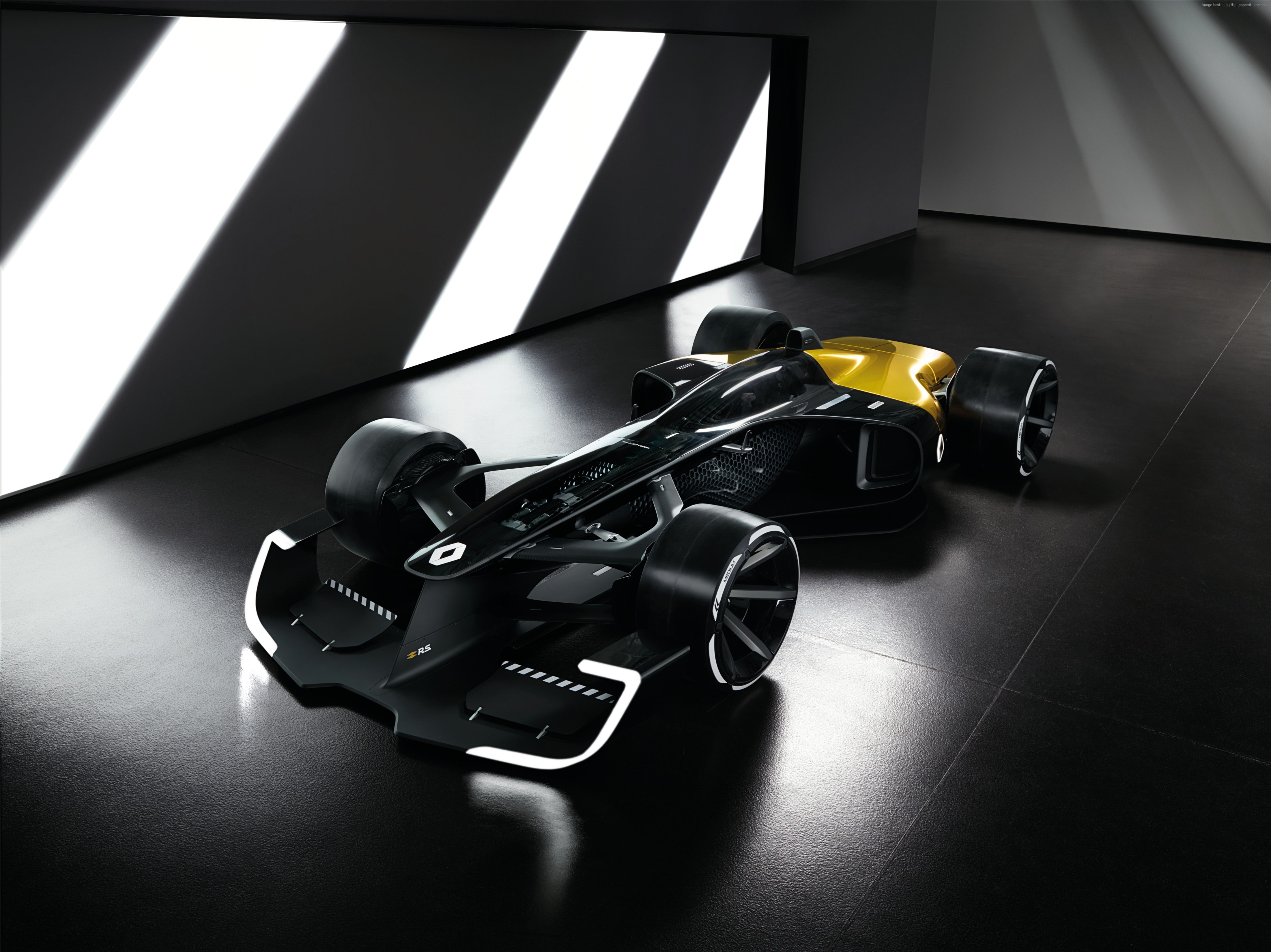 concept, Shanghai Auto Show 2017, 4K, racing car, Renault RS 2027 Vision Concept, HD Wallpaper