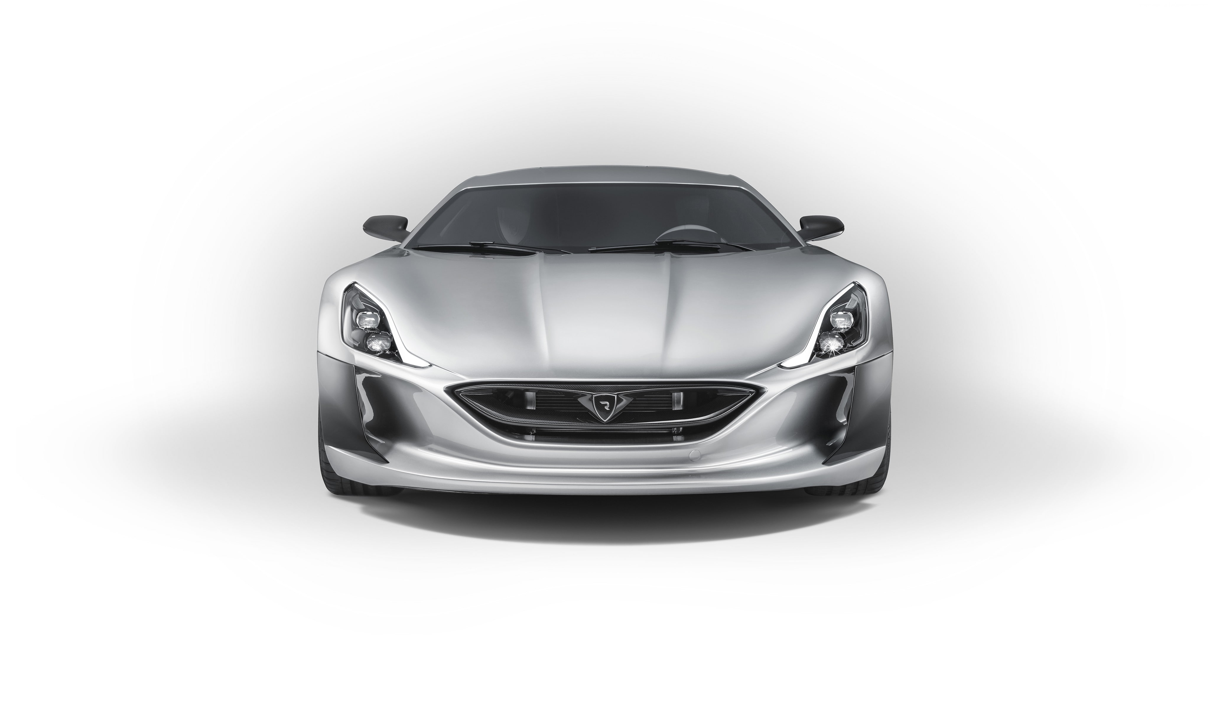 Rimac Concept One, ultra-light super car, silver, Geneva Auto Show 2016, sport car, 4K, HD Wallpaper
