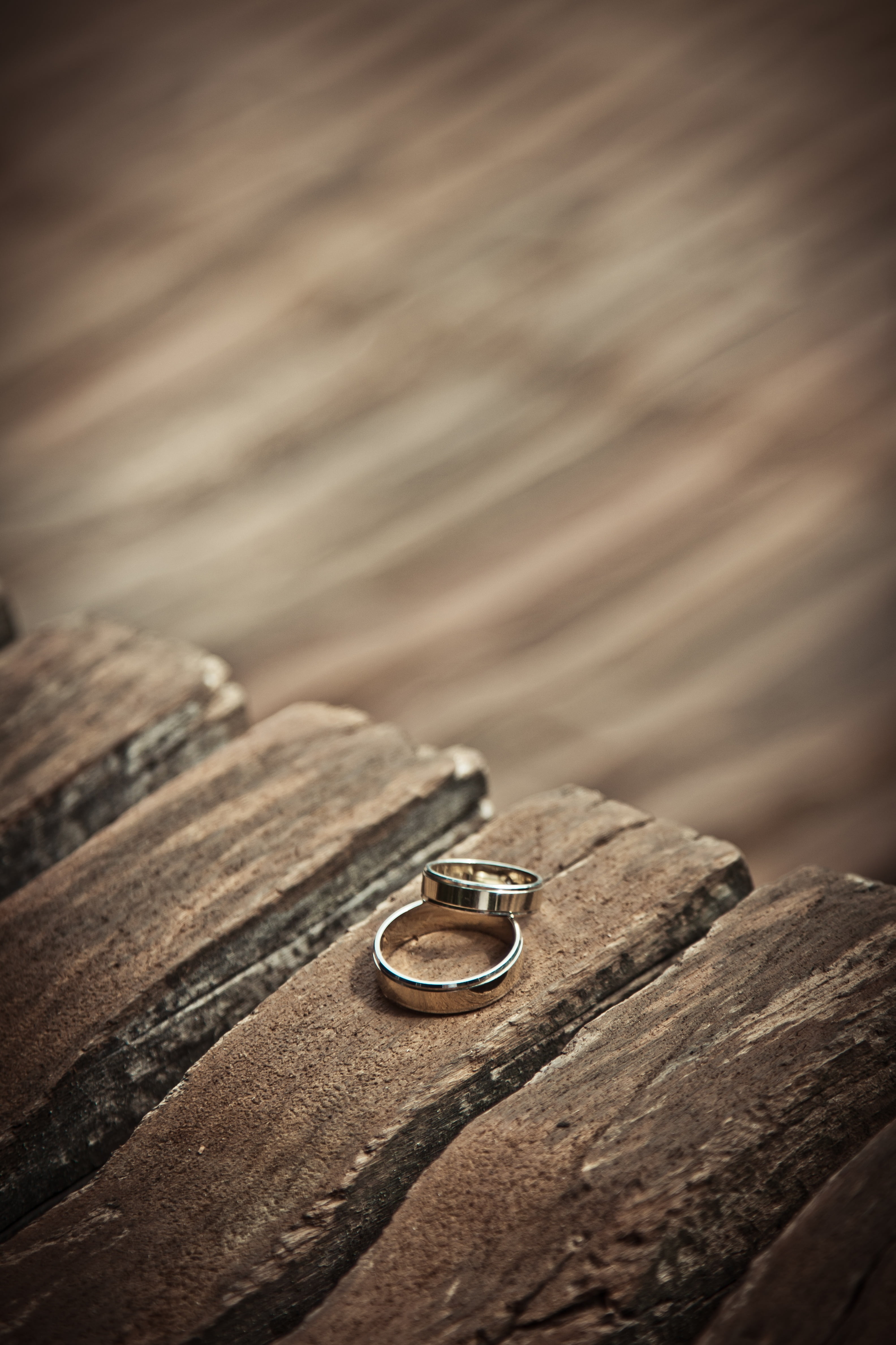 old-fashioned, jewelry, emotion, personal accessory, no people, a new way of life, total, wedding ring, close-up, 4K, wood - Material, positive emotion, Phone HD Wallpaper