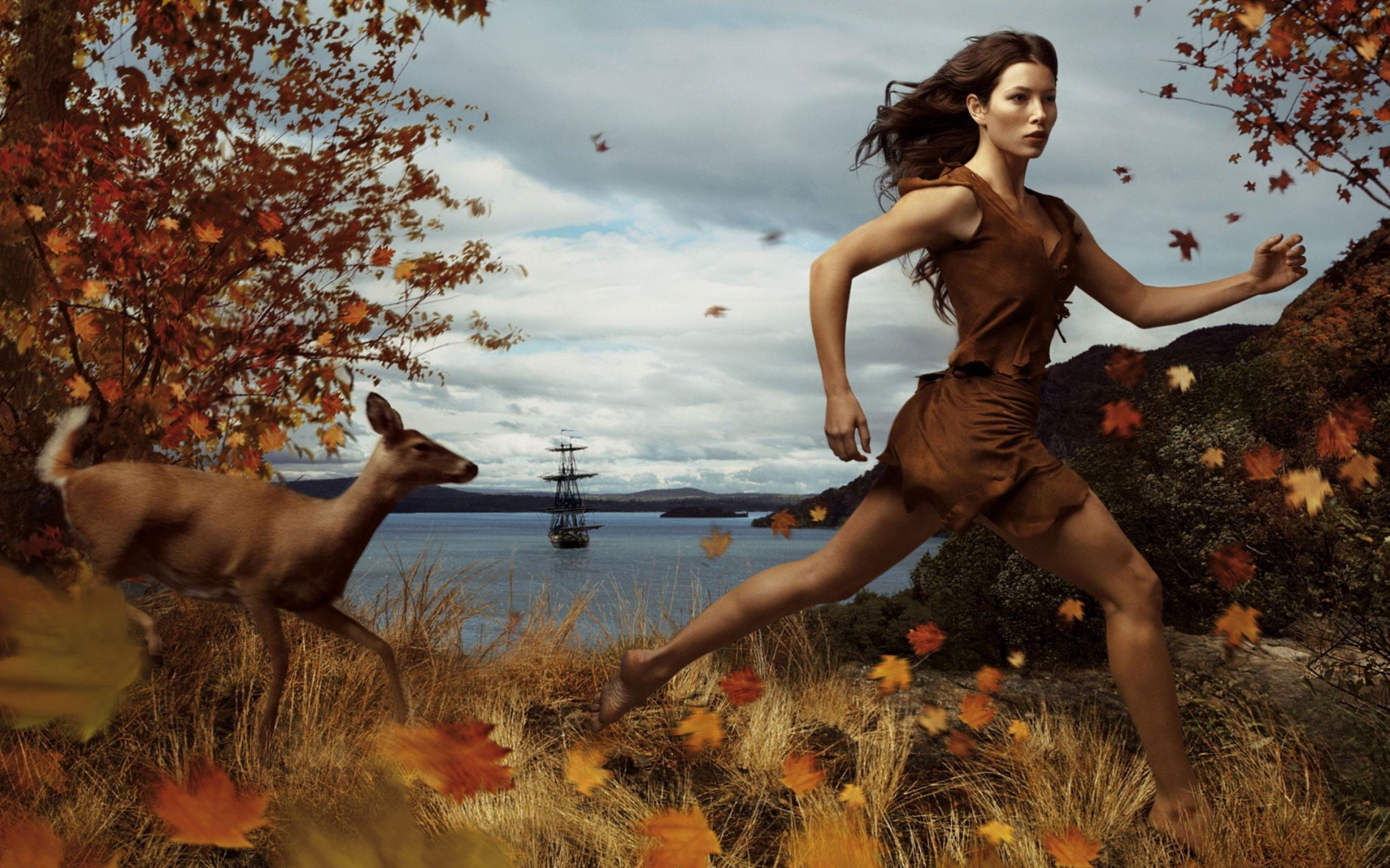 cosplay, advertisement, actor, adventure, fairy, dreams, Tale, portrait, 2880x1800 px, photography, fantasy, actress, Annie, series, Leibovitz, dream, Disney, HD Wallpaper