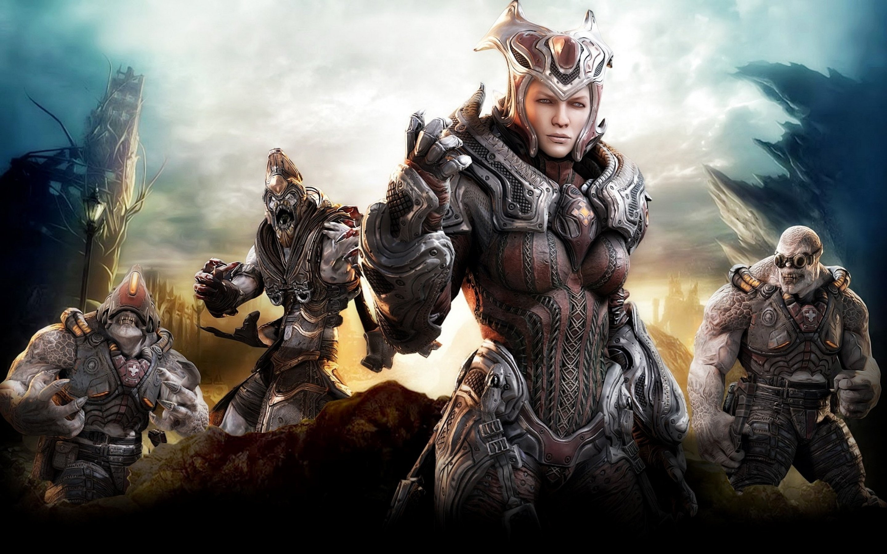 armor, conflict, art and craft, toy, digital composite, 2880x1800 px, figurine, childhood, statue, Strategy, Futuristic, gears, war, Fighting, action, fi, HD Wallpaper