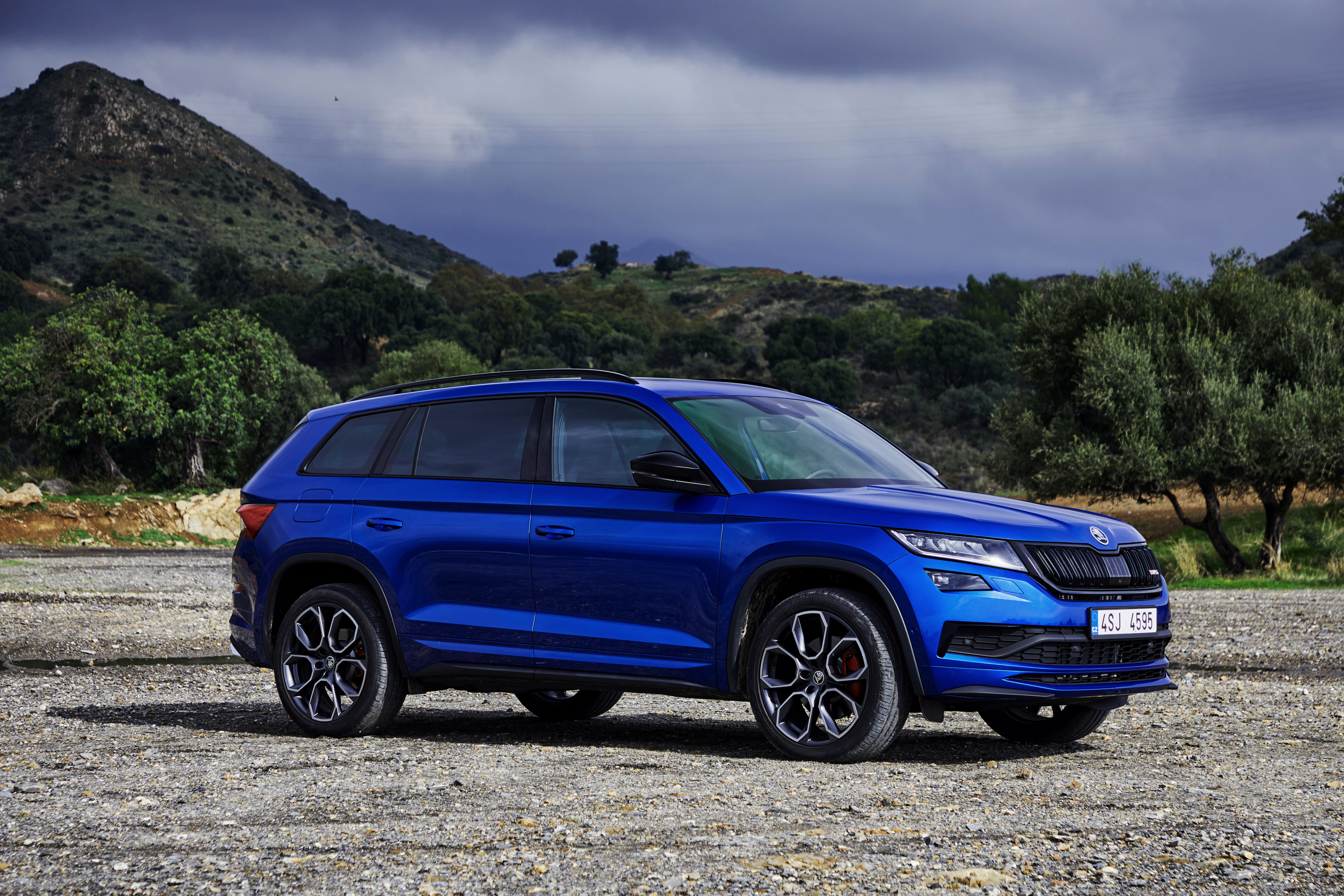 Vehicle, SUV, Škoda, Skoda Kodiaq, Blue Car, Skoda, Car, 5K, HD Wallpaper