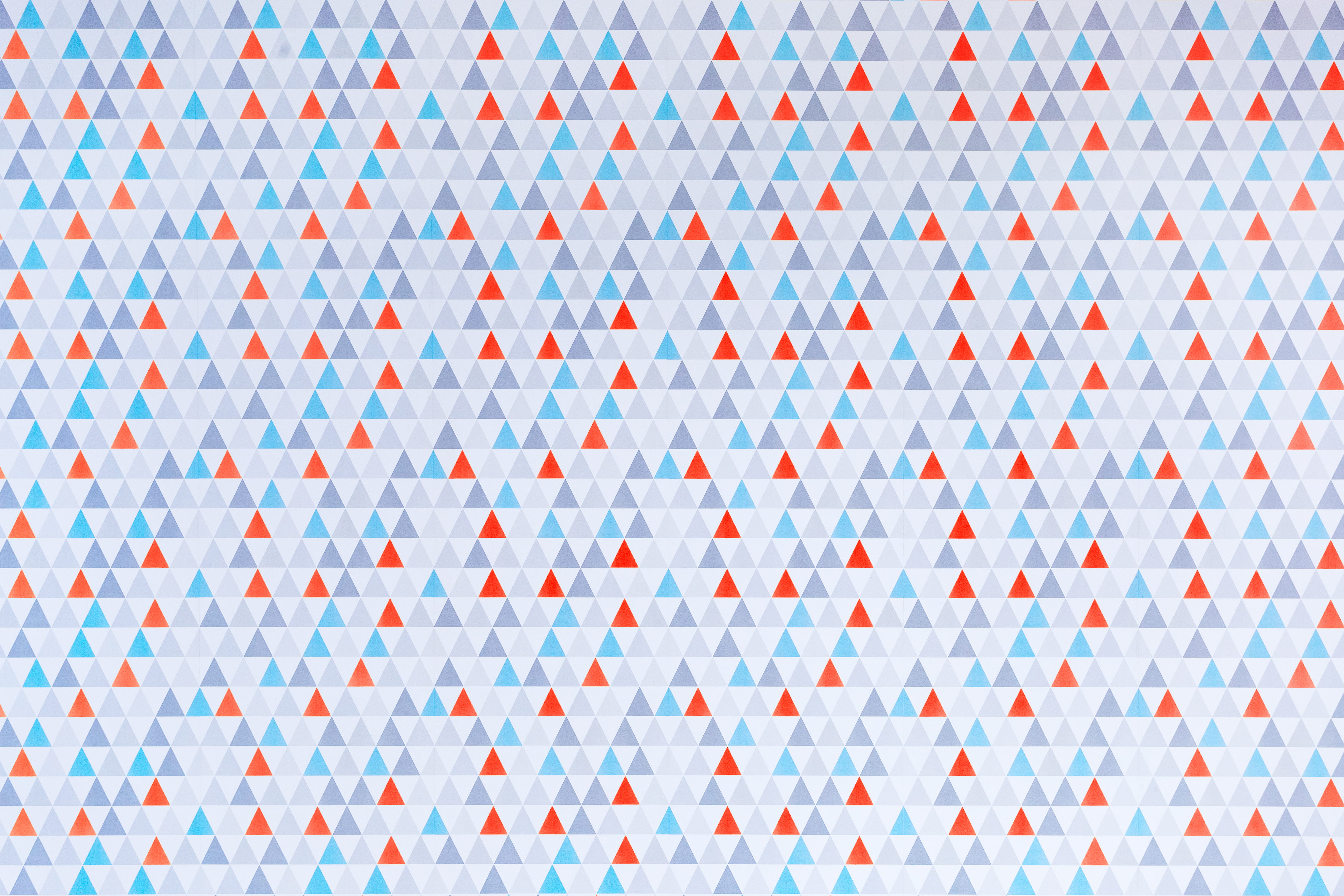 close-up, backgrounds, copy space, 4K, repetition, textured effect, triangle, background, triangle texture, textile, croatia, textured, red, HD Wallpaper