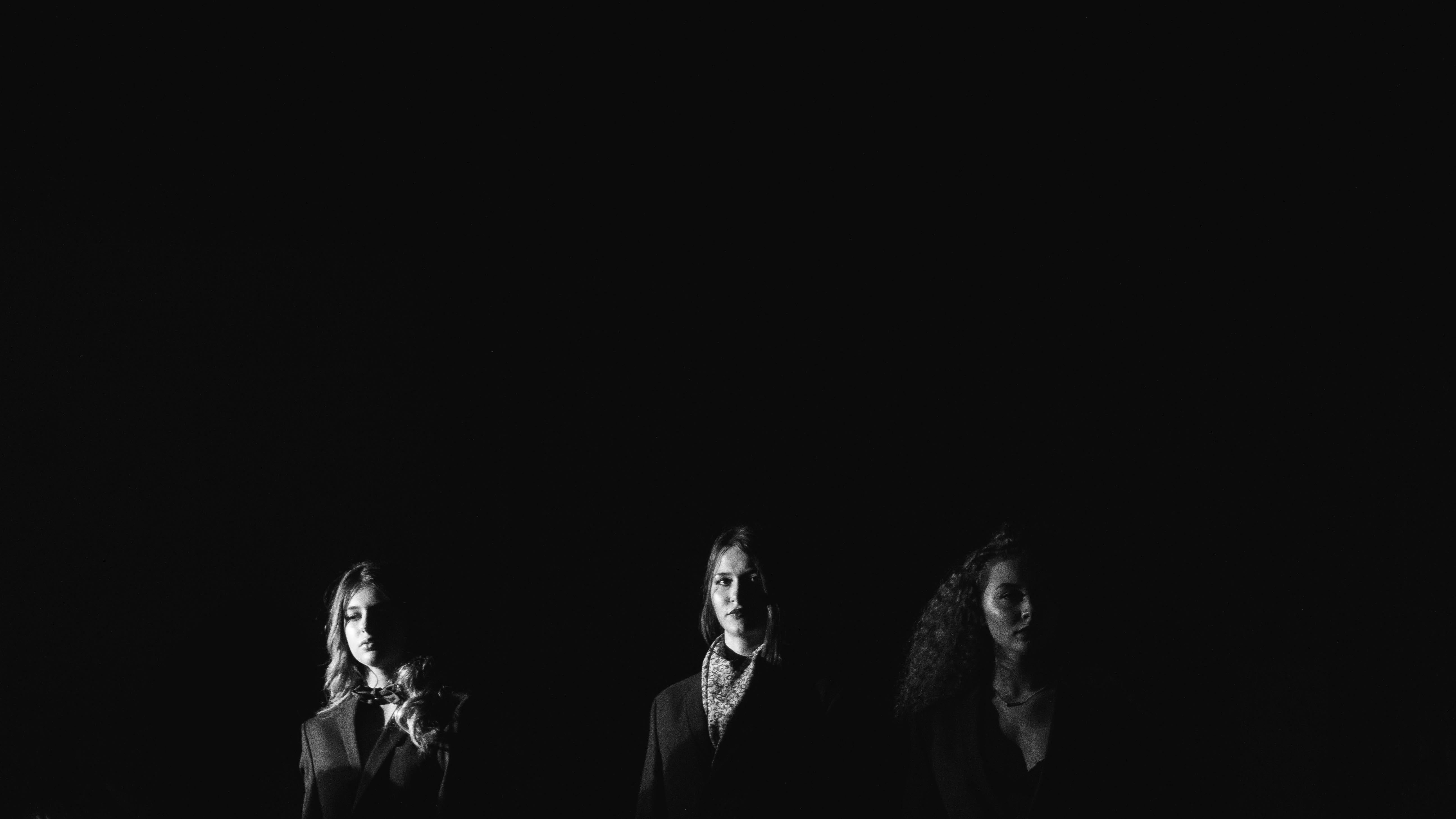obscured face, men, night, young men, portrait, indoors, copy space, women, girls, shadow, dark, leisure activity, croatia, people, young adult, side by side, HD Wallpaper