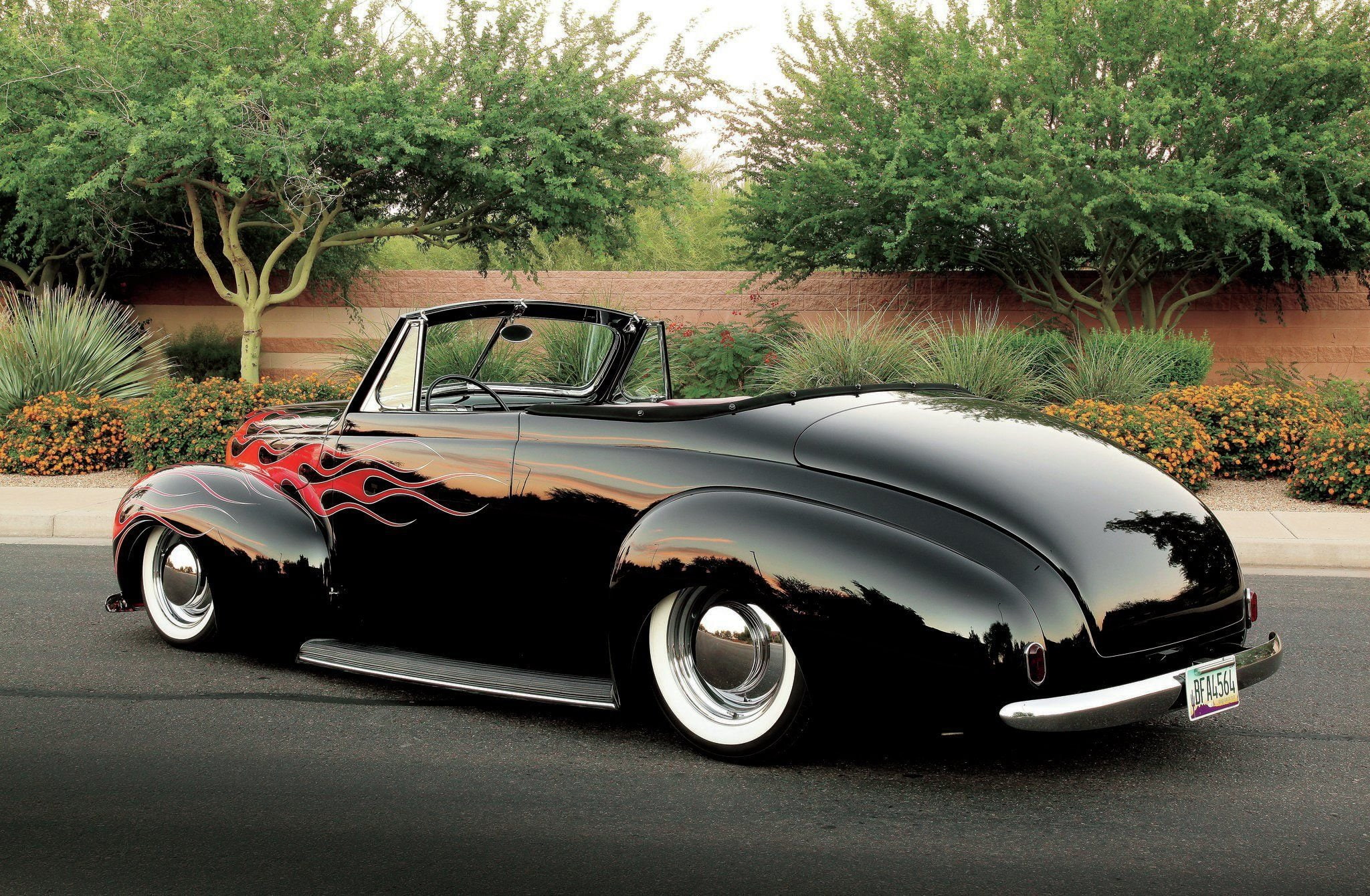 convertible, usa, mercury, 1940, old, custom, school, 1080P, rod, hot, HD Wallpaper