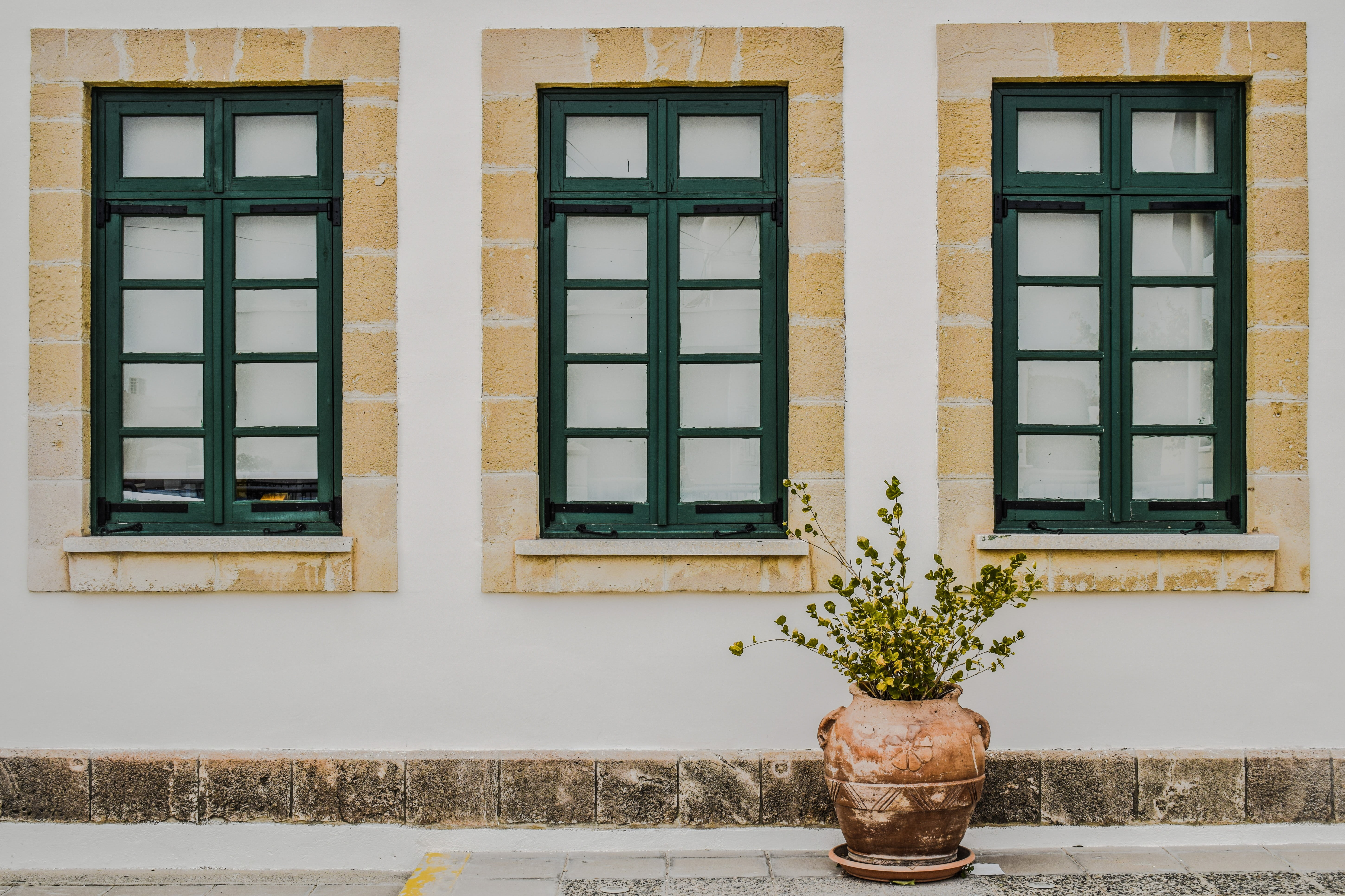growth, wooden, architecture, traditional, building, residential district, potted plant, window, flower, no people, reflection, outdoor, city, window frame, HD Wallpaper