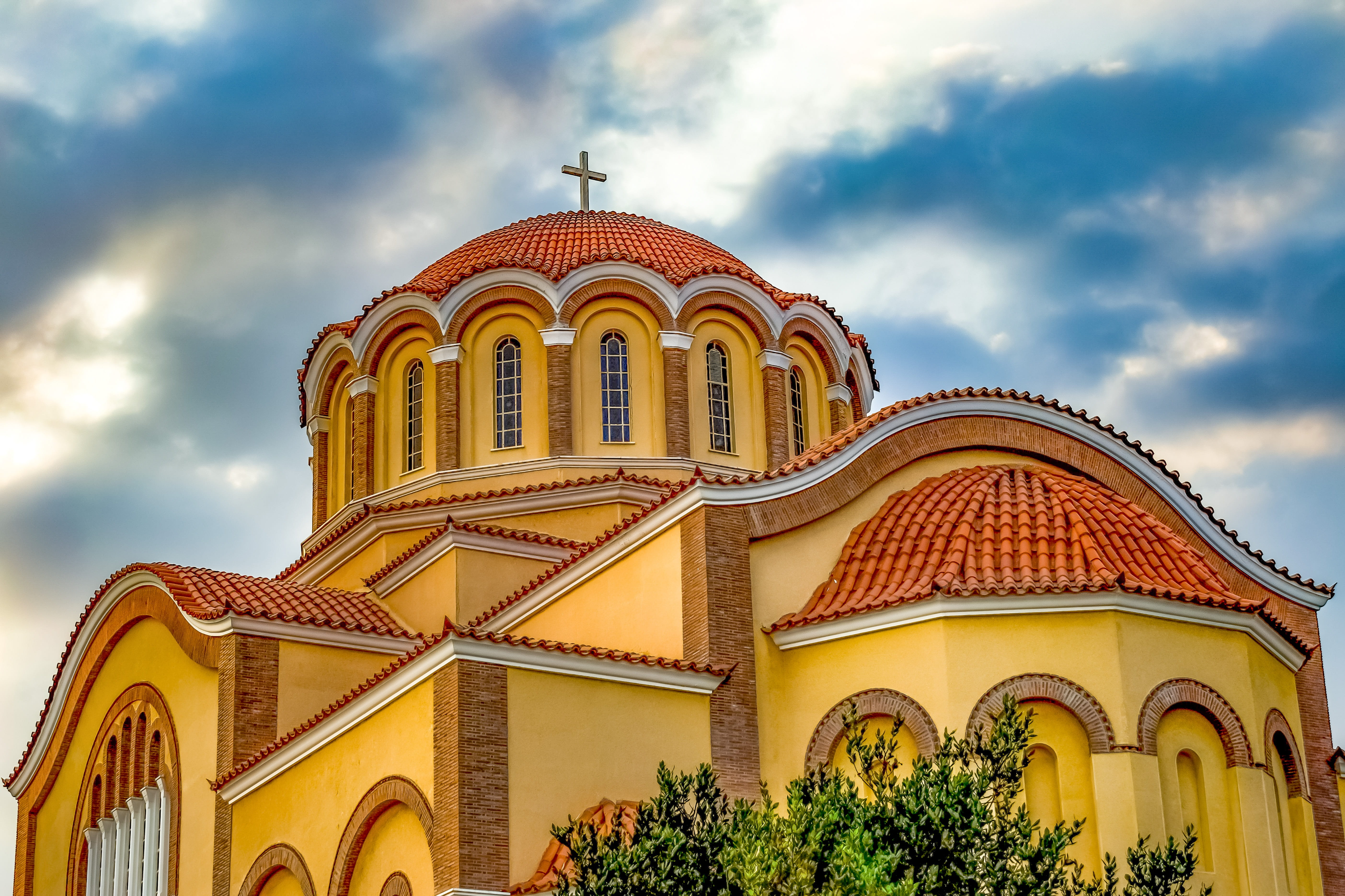 5K, no people, religion, travel, ornate, place of worship, built structure, tourism, spirituality, cyprus, day, christianity, ayios dimitrios, nature, HD Wallpaper