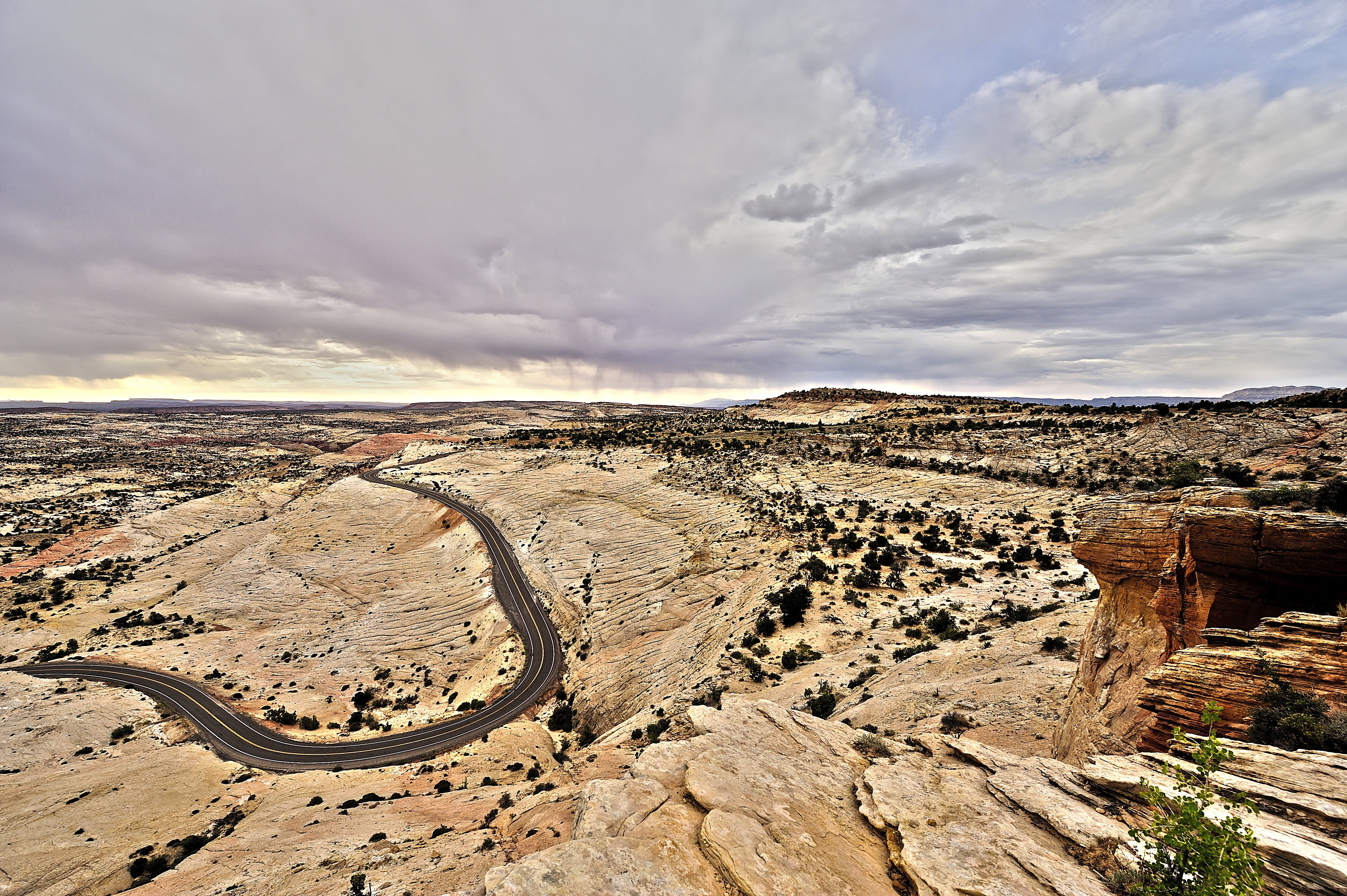 view, grand staircase escalante, 4K, rock, monument, environment, climb, cloud - sky, travel, non-urban scene, day, no people, usa, physical geography, HD Wallpaper