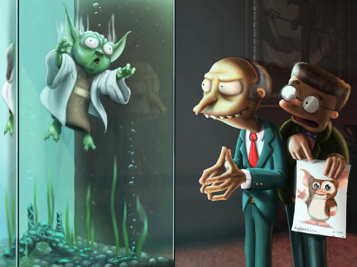 Waylon Smithers, 720P, The Simpsons, Montgomery Burns, HD Wallpaper