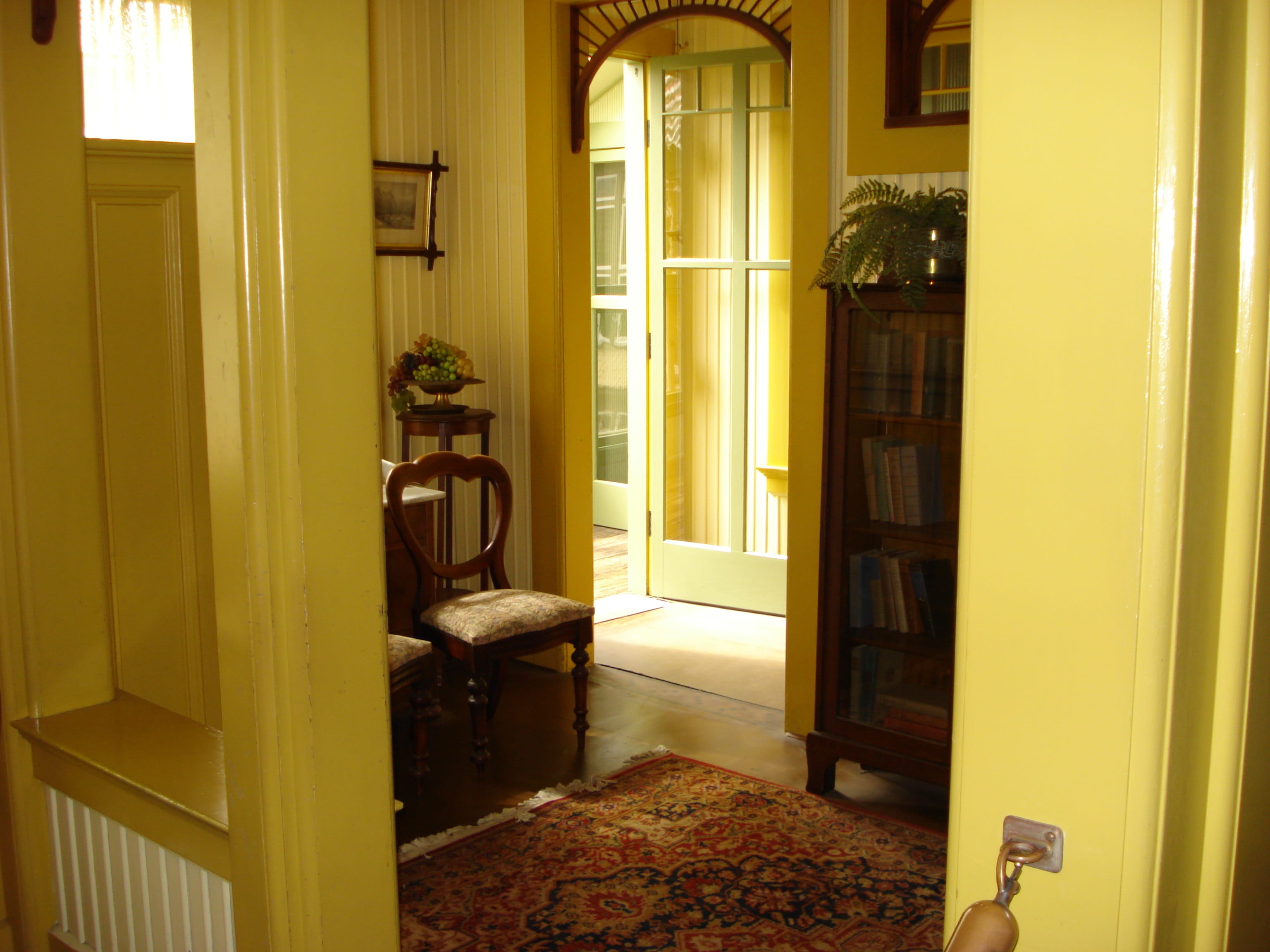 house, entrance, yellow, wealth, 2K, apartment, built structure, tiled floor, indoors, winchester mystery, no people, domestic room, haunted, living room, HD Wallpaper