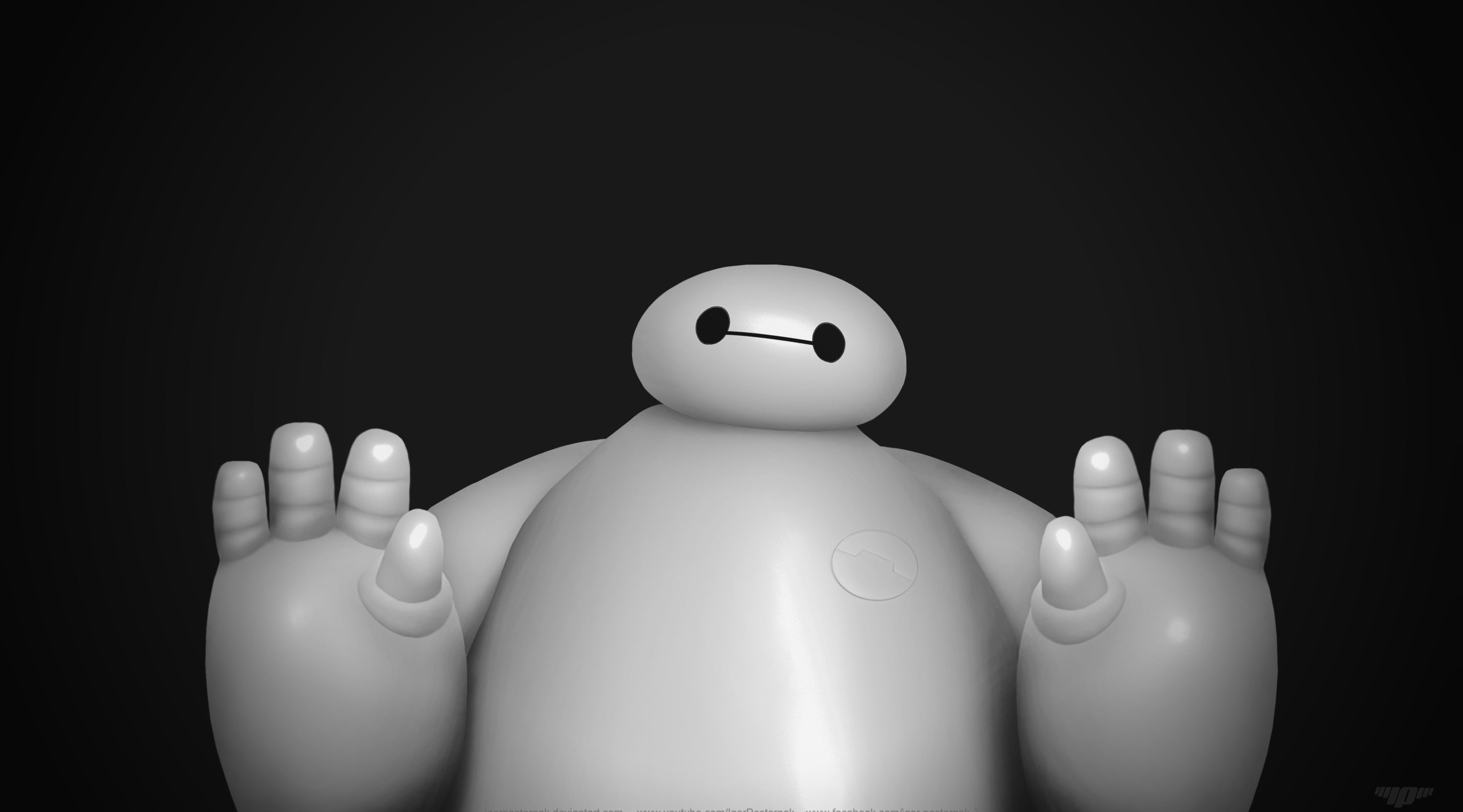4K, hero, baymax, Cartoons, Others, big, HD Wallpaper