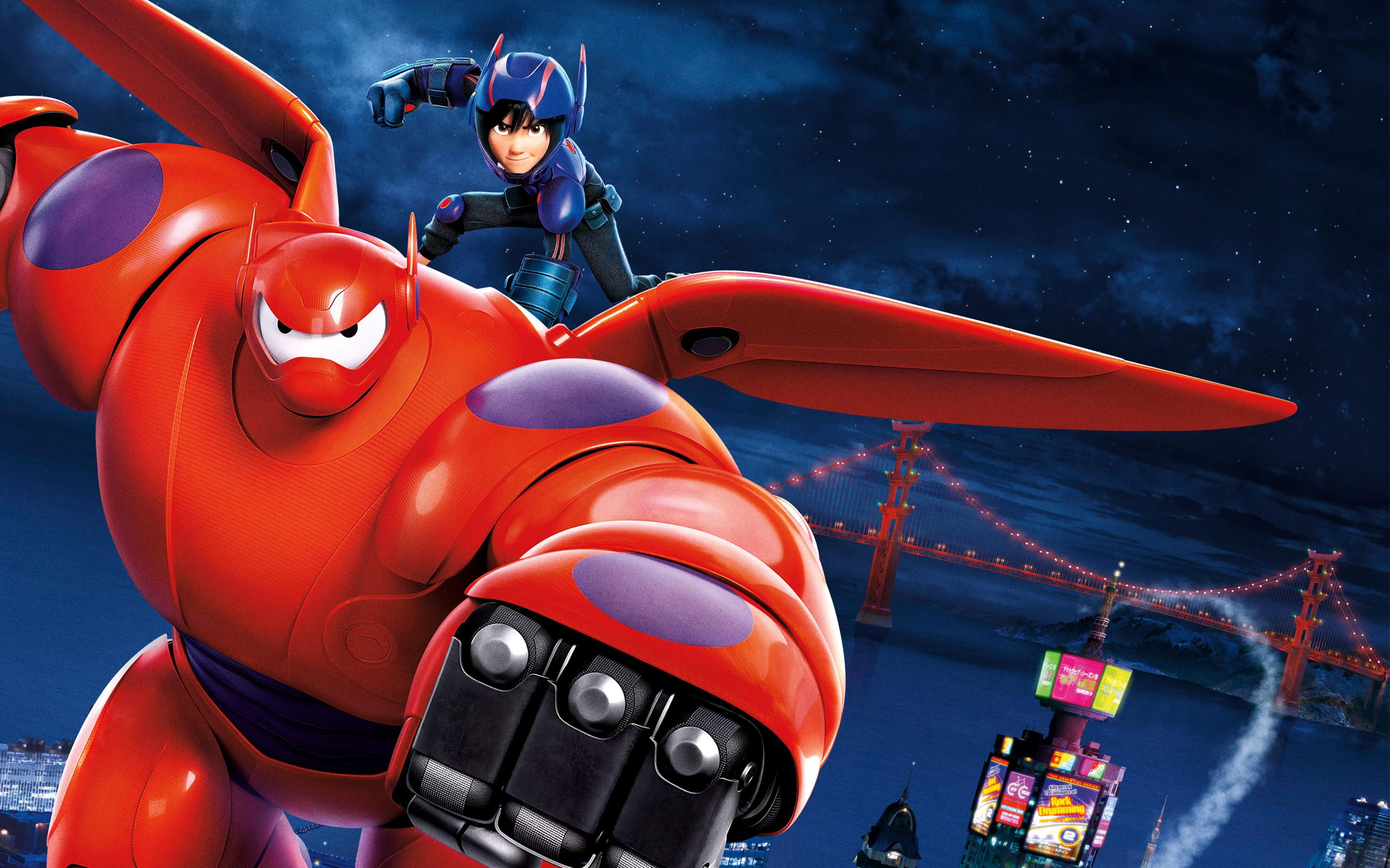 big, hero, 2K, baymax, illustration, HD Wallpaper