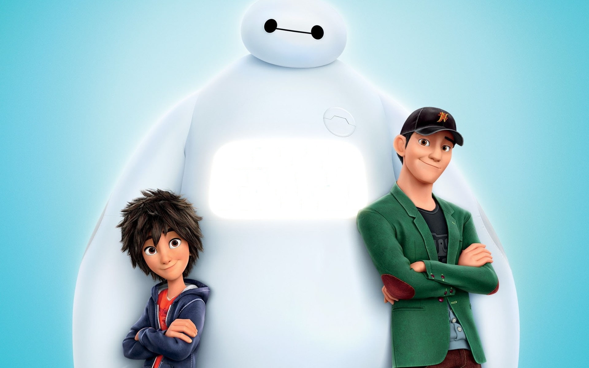 hollywood, 1080P, Hollywood Movies, baymax, 2014, Movies, hamada, hiro, poster, HD Wallpaper