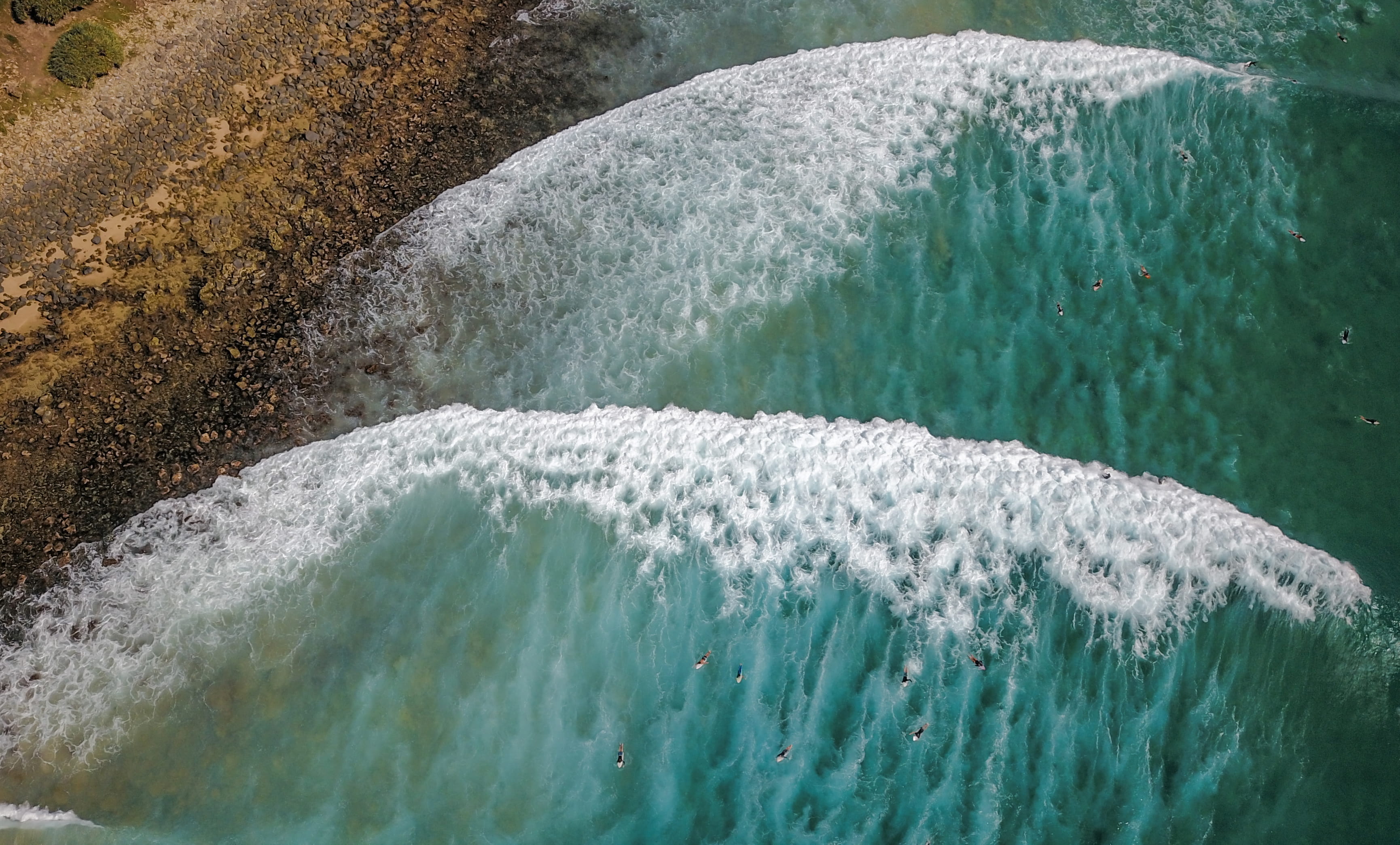 h2o, drone photography, coast, sport, landscape, drone shot, long exposure, aquatic sport, from above, aerial view, sea, seascape, sight, environment, shore, HD Wallpaper
