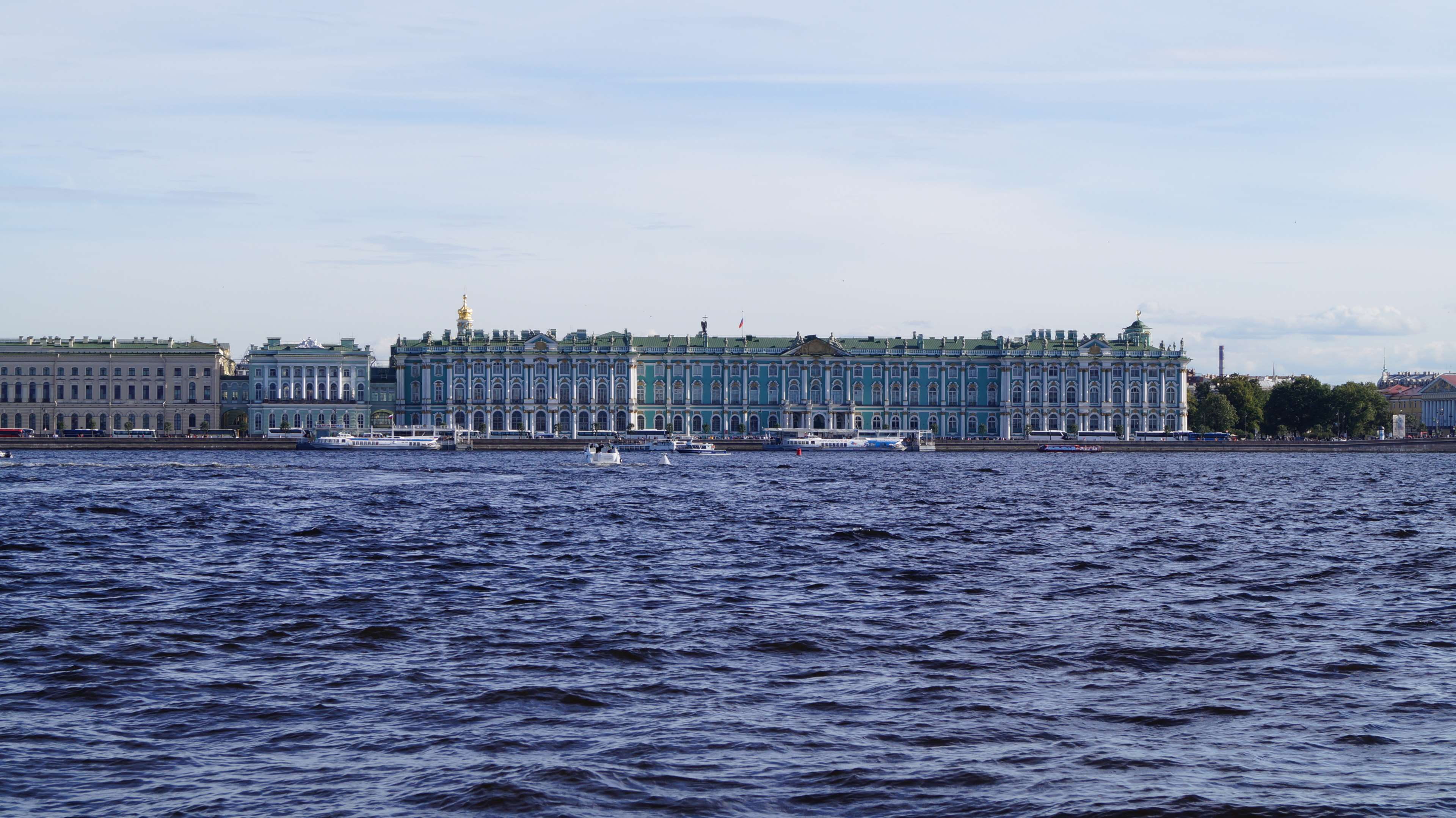 travel destinations, water, city, nature, sea, transportation, no people, waterfront, 4K, hermitage, tourism, built structure, day, neva, outdoors, architecture, HD Wallpaper