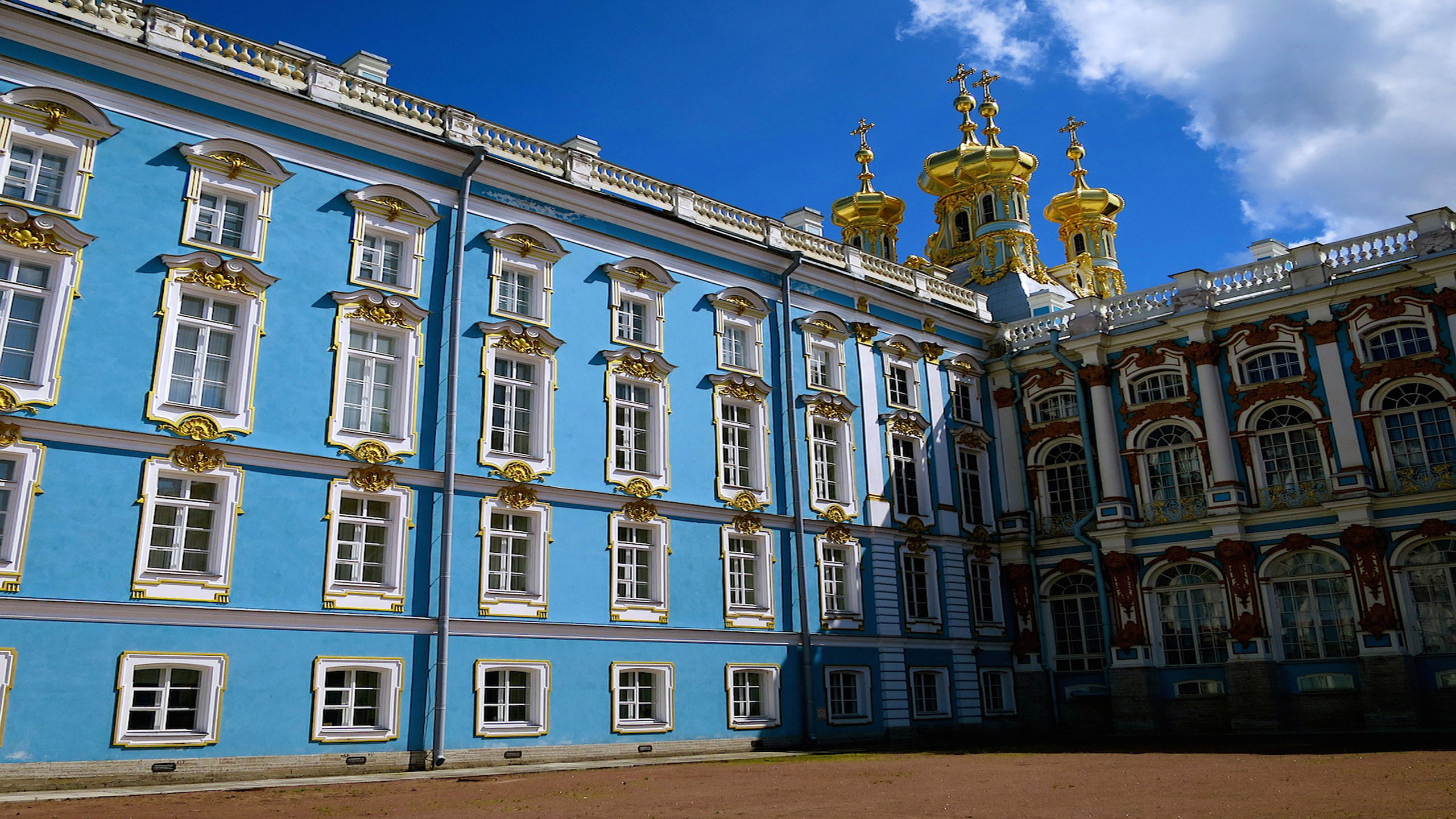2K, catherine, russia, petersburg, palace, st, HD Wallpaper