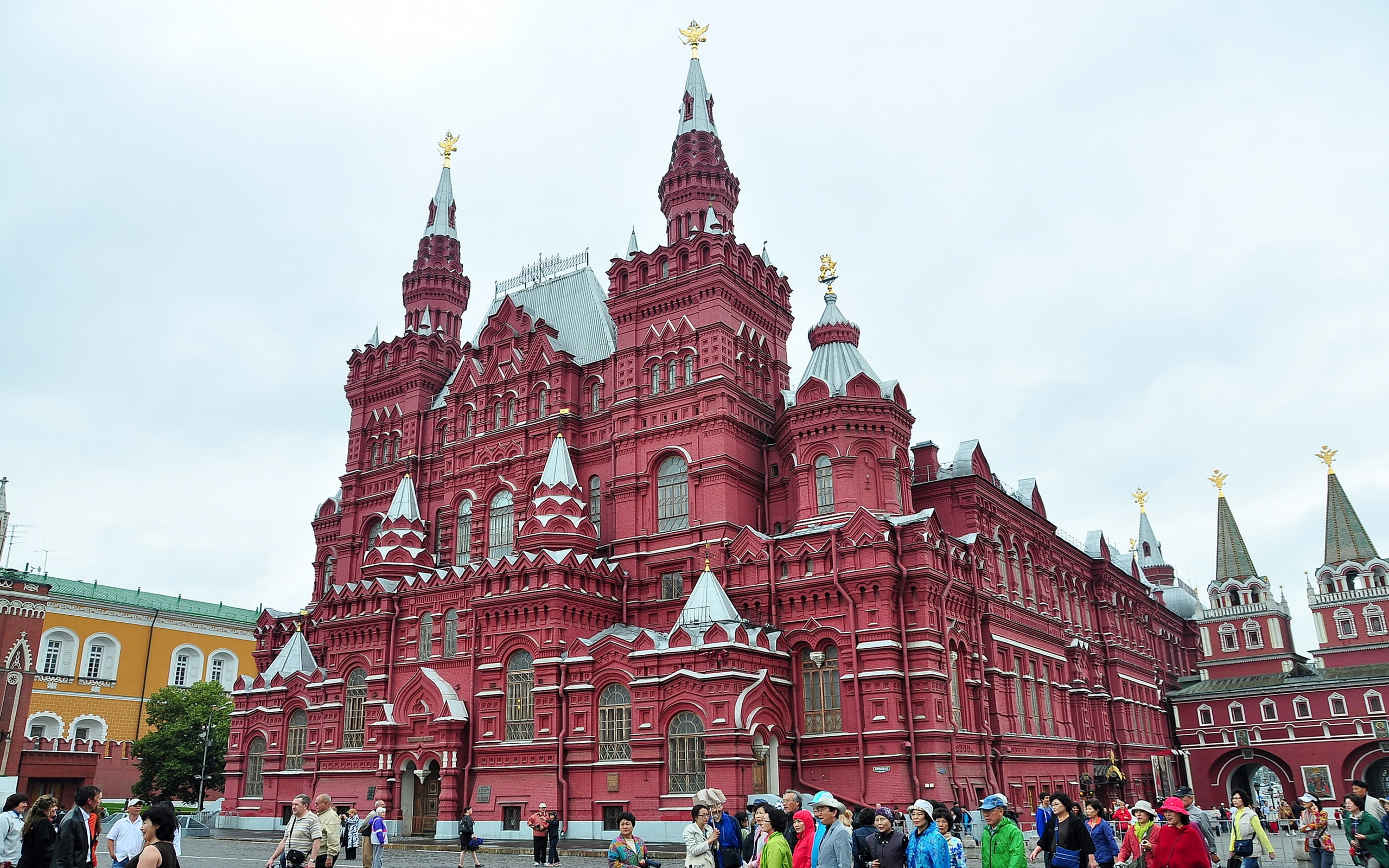 state, 2K, museum, red, moscow, historical, square, HD Wallpaper