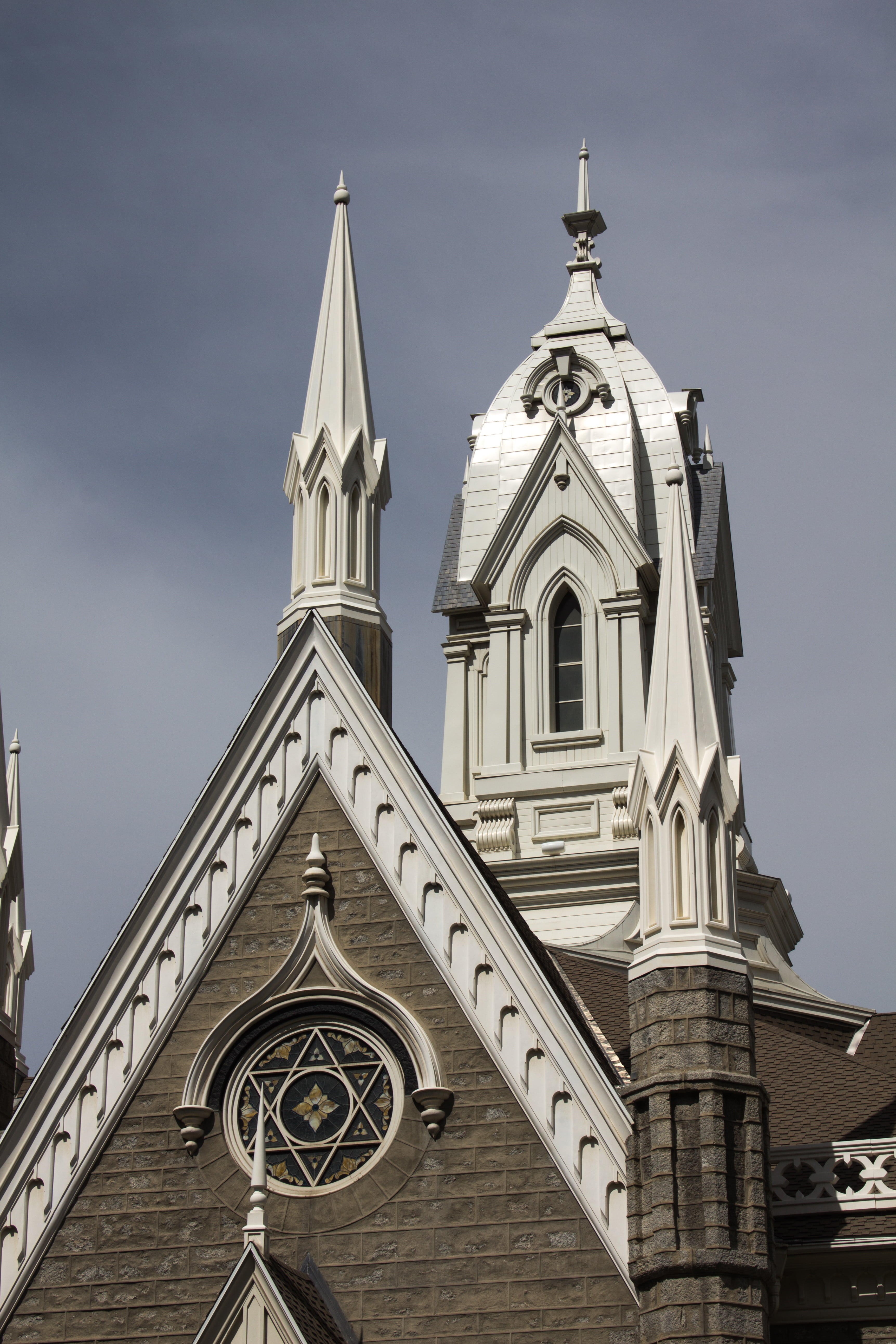 mormon, clock, assembly, low angle view, faith, travel destinations, sky, day, saints, bright, building, lds, assembly hall, building exterior, old, 5K, Phone HD Wallpaper