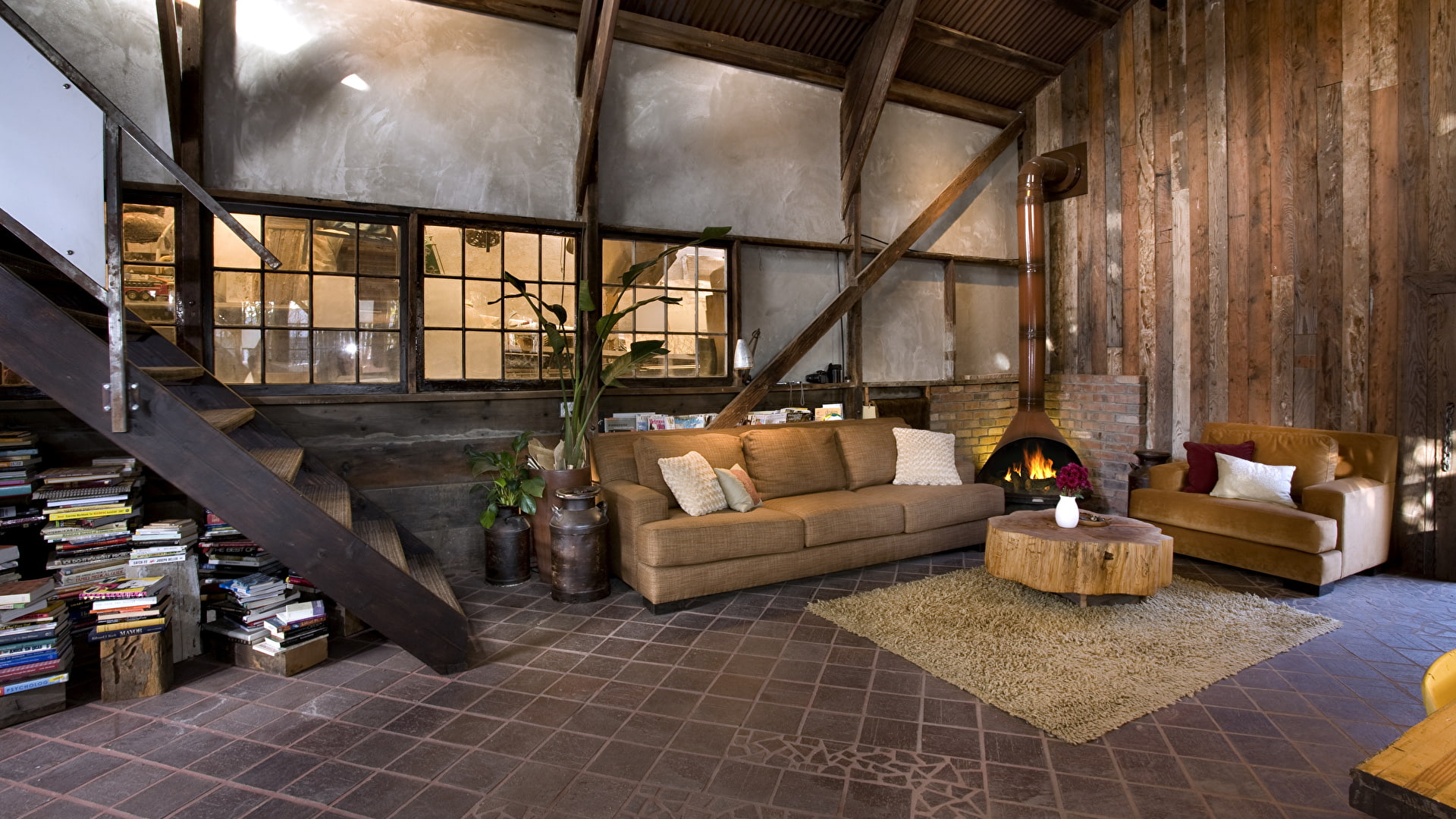 escalera, hogar, 1080P, muebles, interior, HD Wallpaper