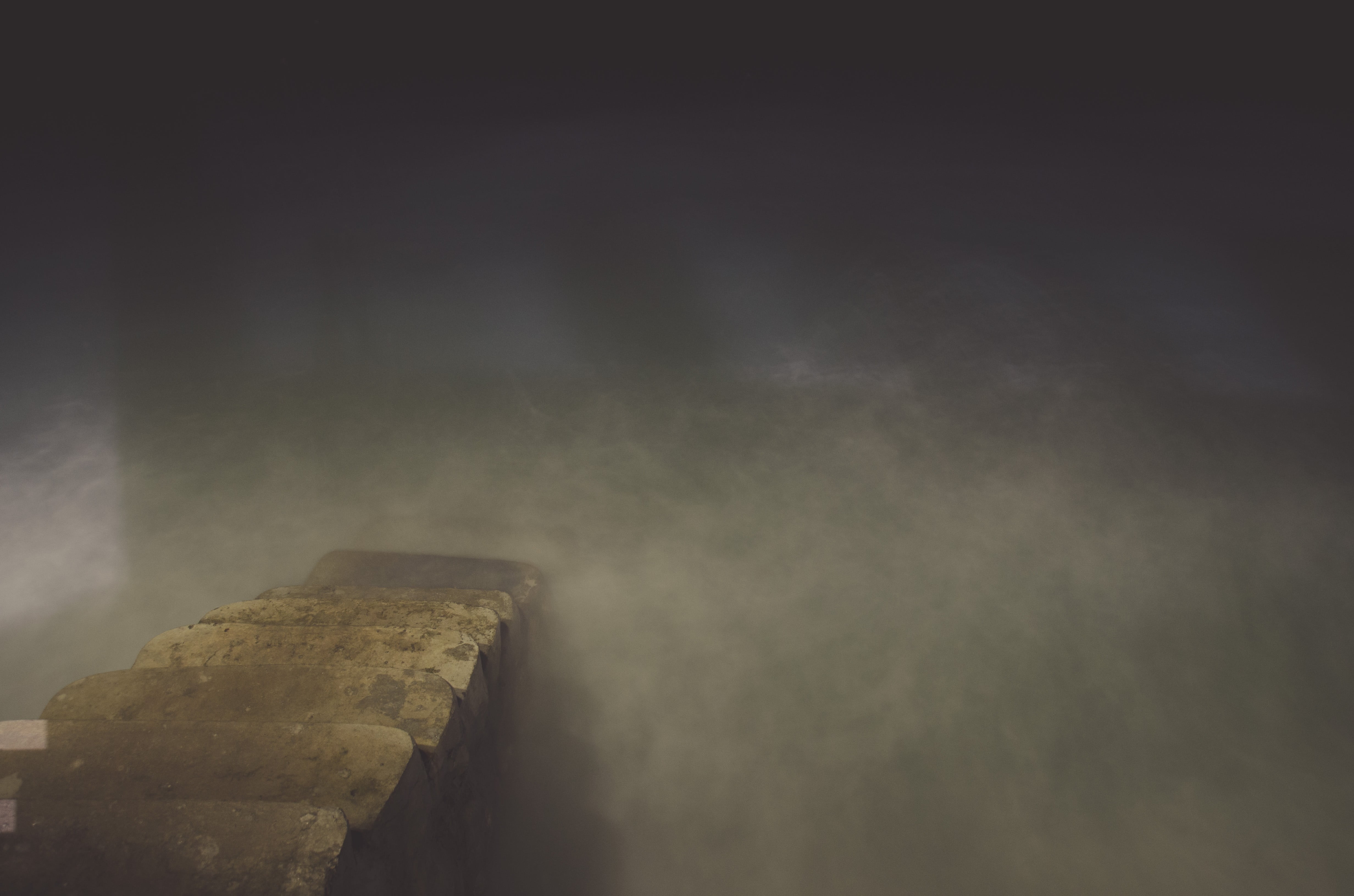 smoke, 4K, no people, copy space, rock, gray, rock - object, indoors, nature, concrete, focus on foreground, close-up, day, tranquility, smoke - physical structure, HD Wallpaper