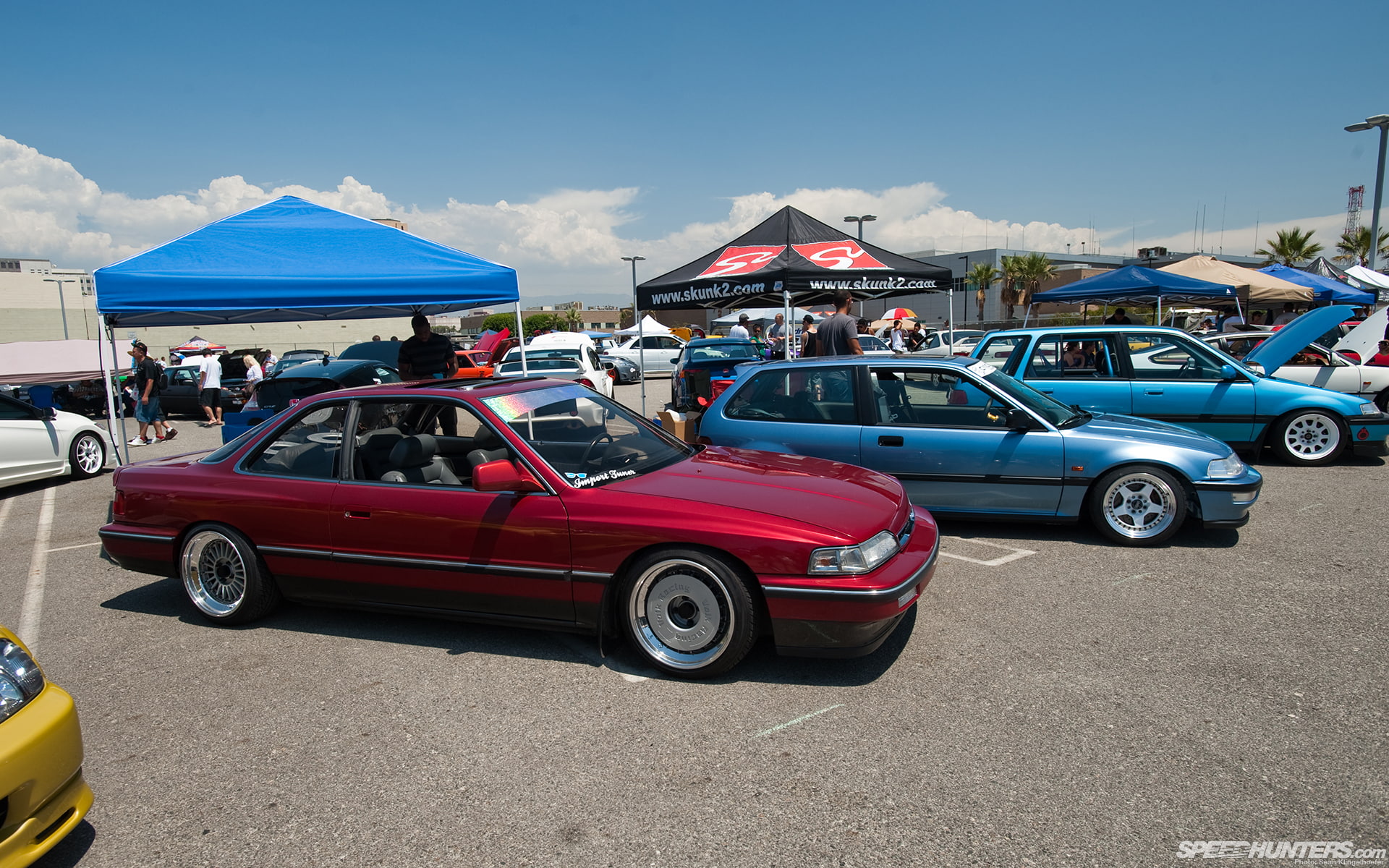classic, cars, sedan, acura, hd, coupe, red, honda, civic, 1080P, blue, HD Wallpaper