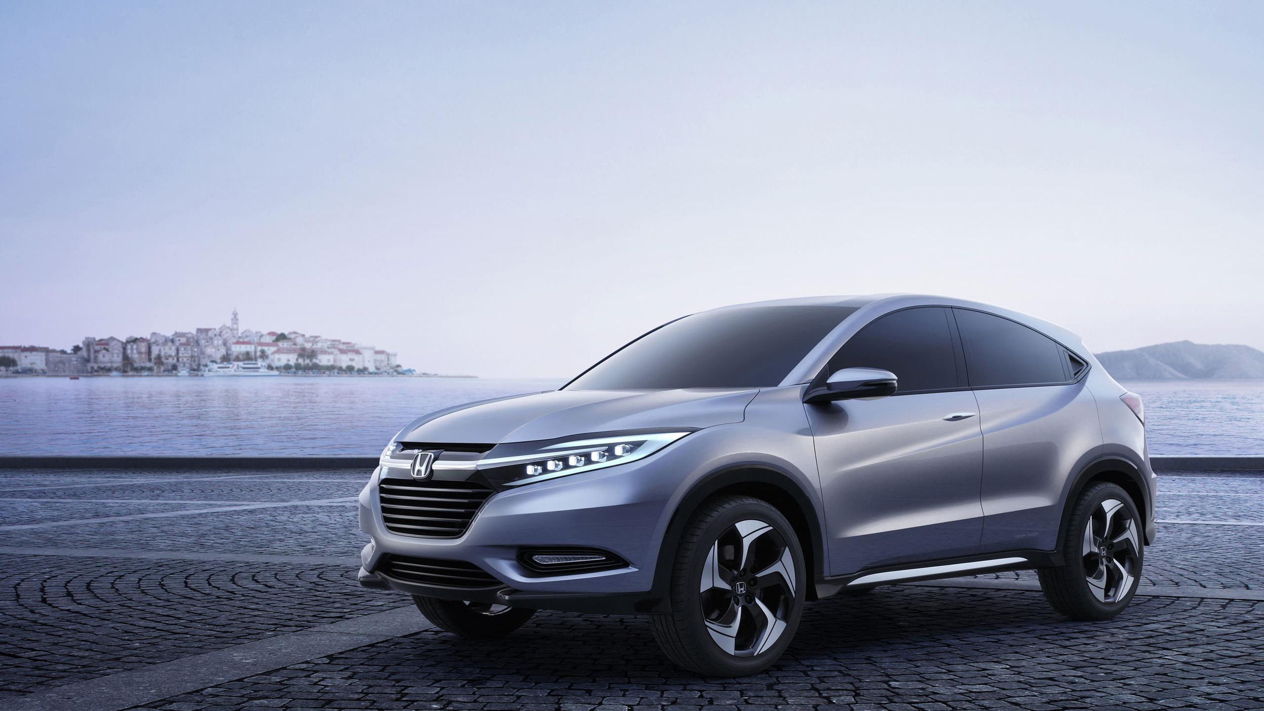 hatchback, cars, honda, concept, door, gray, urban, suv, 2K, HD Wallpaper