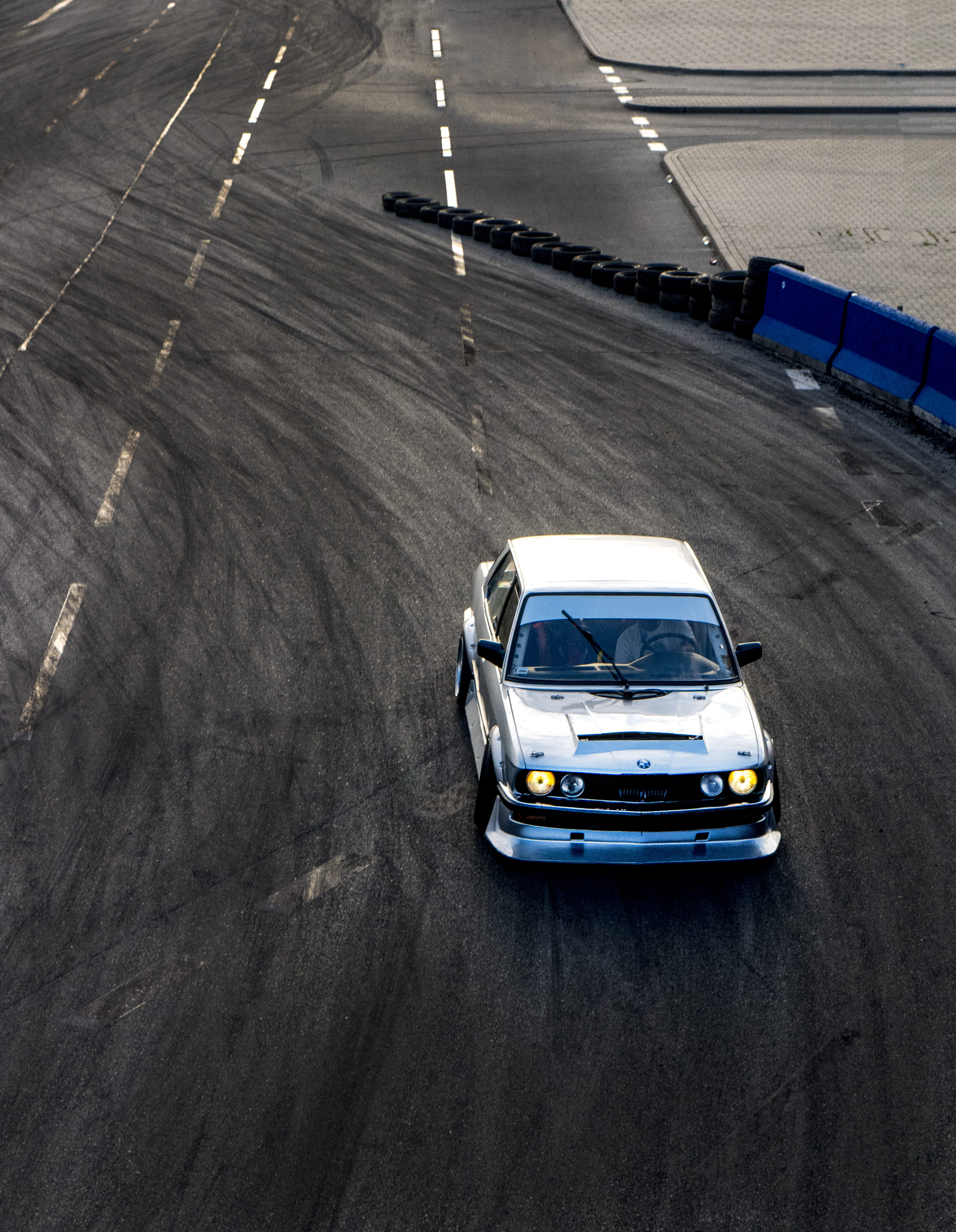 drift, truck, day, tuning, city, motor vehicle, transportation, bmw, outdoors, gray, asphalt, street, on the move, travel, land vehicle, no people, 4K, Phone HD Wallpaper