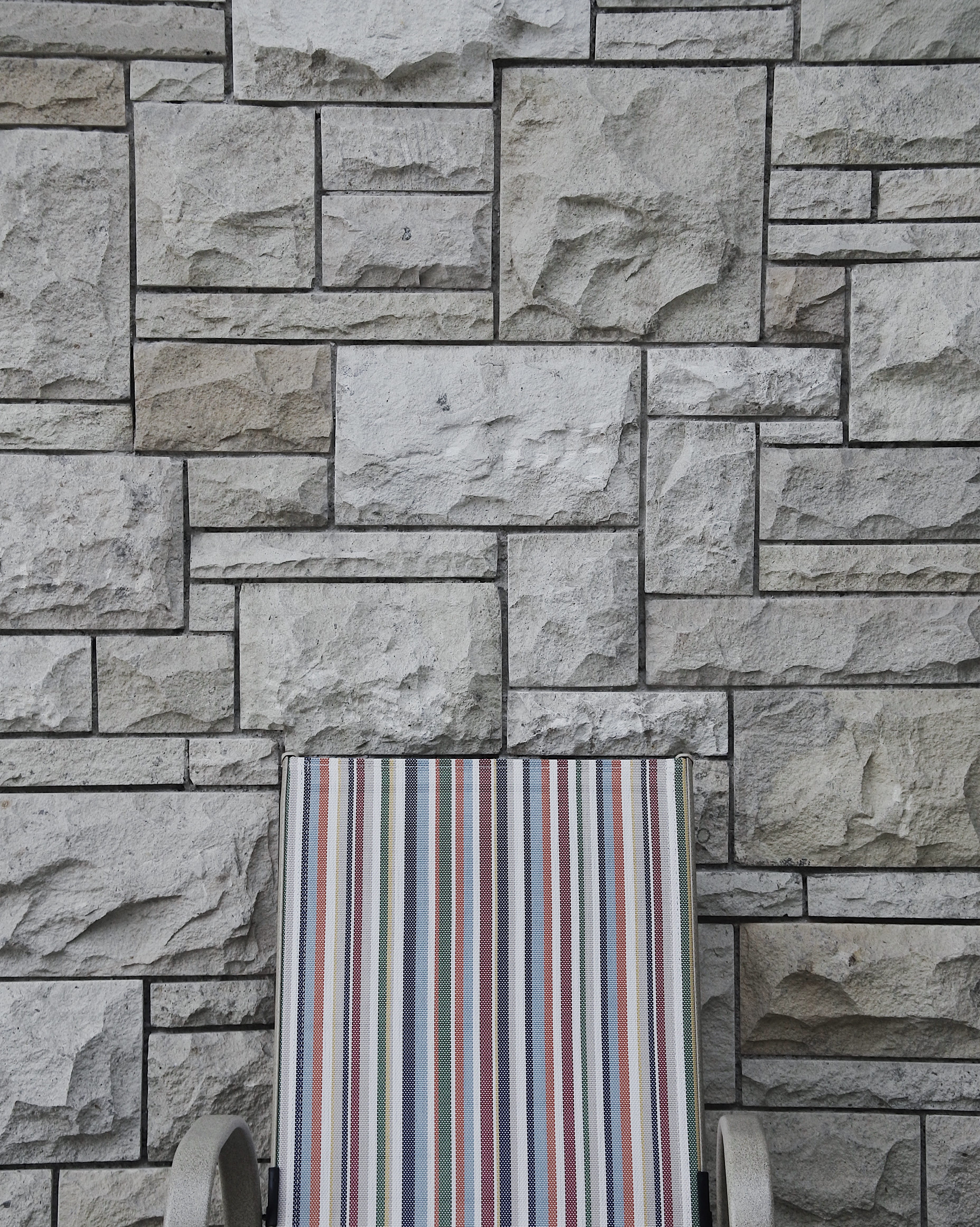 clothing, wall, 4K, brick wall, slate, close-up, walkway, wood - material, armchair, shirt, tile, rock, near, path, outdoors, architecture, rug, apparel, Phone HD Wallpaper