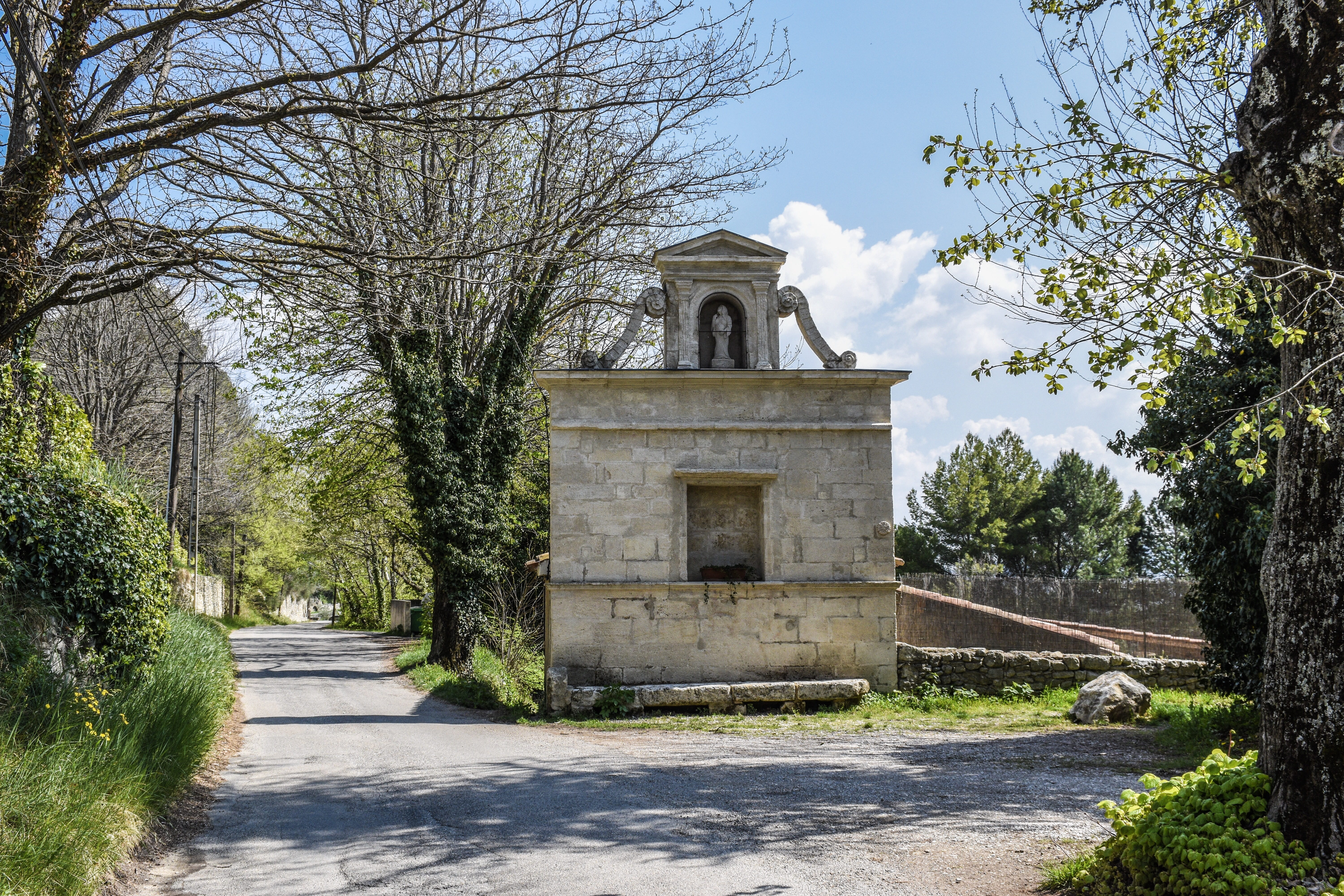building exterior, culture, the way forward, provencal, quaint, place of worship, alpes-de-haute-provence, occitan, spirituality, nature, picturesque, greenery, HD Wallpaper