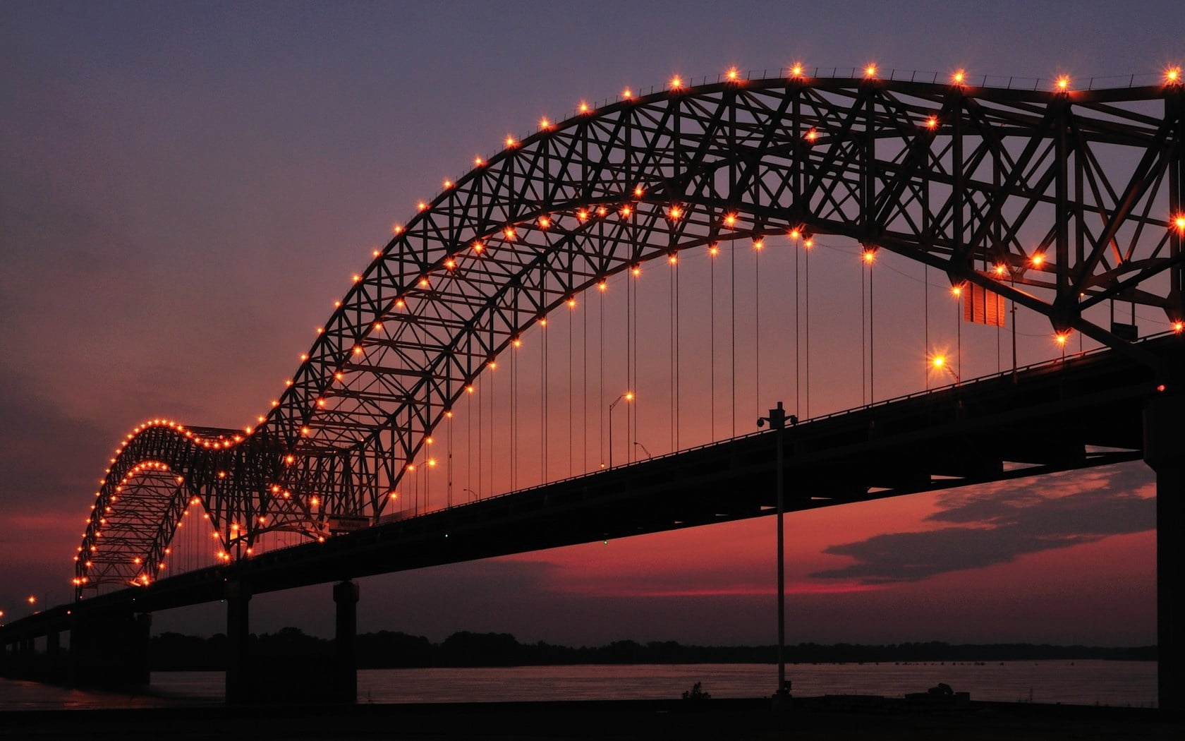 construction, city, arch, architecture And Buildings, australia, bridge, built Structure, twilight, illuminated, river, famous Place, water, transportation, HD Wallpaper