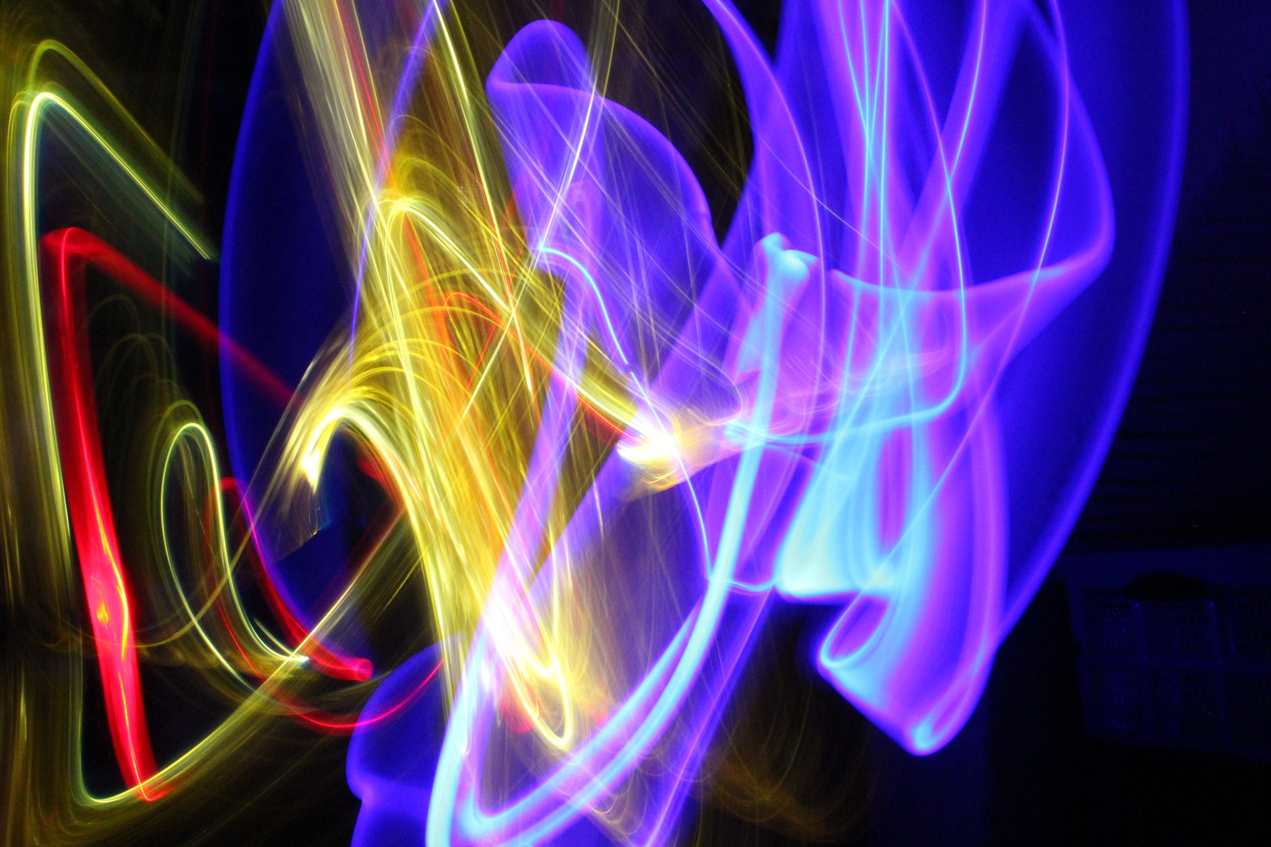 background image, light - natural phenomenon, colorful, pattern, black background, 2K, light, blue, glowing, mood, studio shot, complexity, creativity, HD Wallpaper