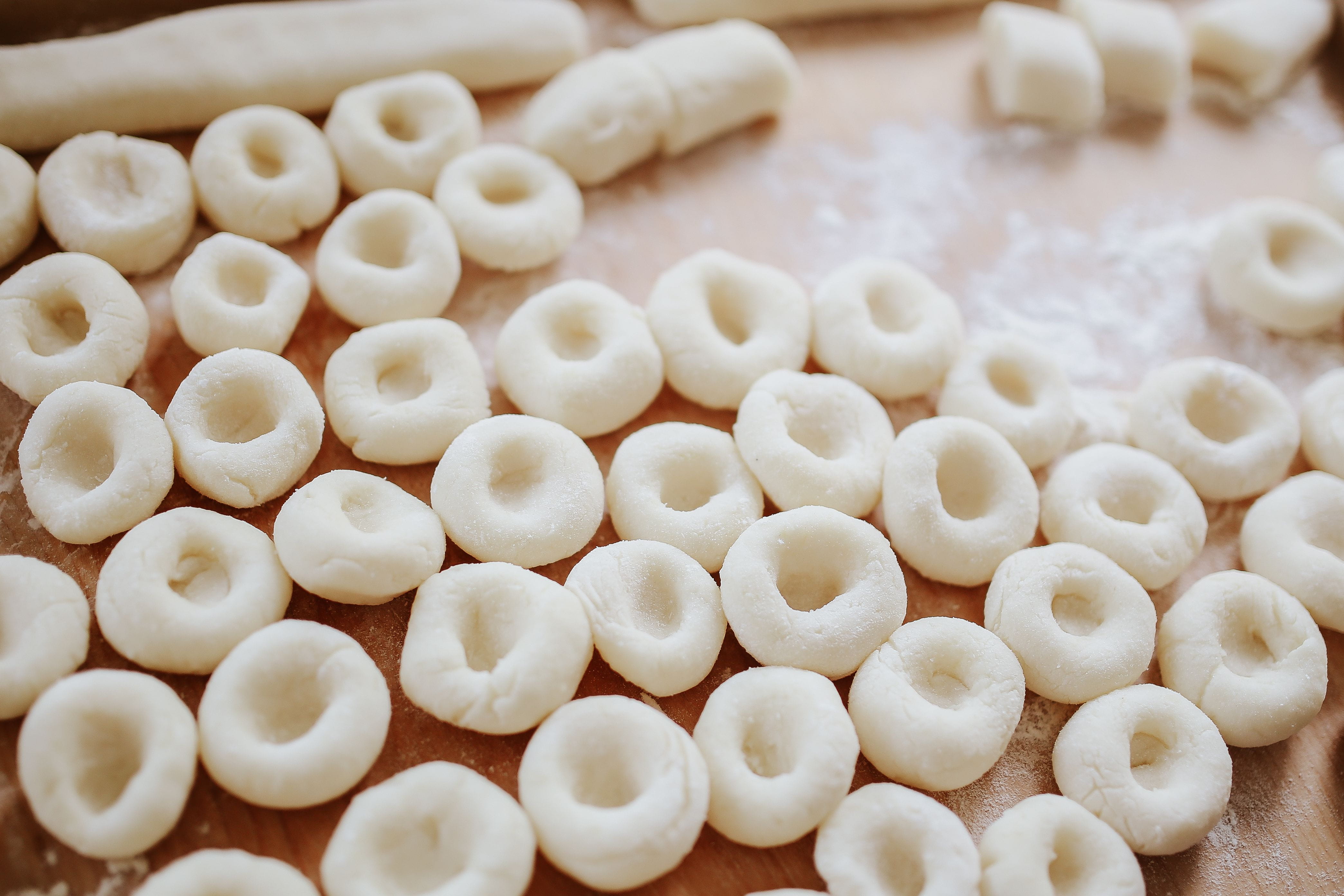 dumplings, Polish, raw Food, pasta, close-up, ready-to-eat, white color, still life, sweet, white dumplings, freshness, indoors, 4K, white noodles, abundance, HD Wallpaper