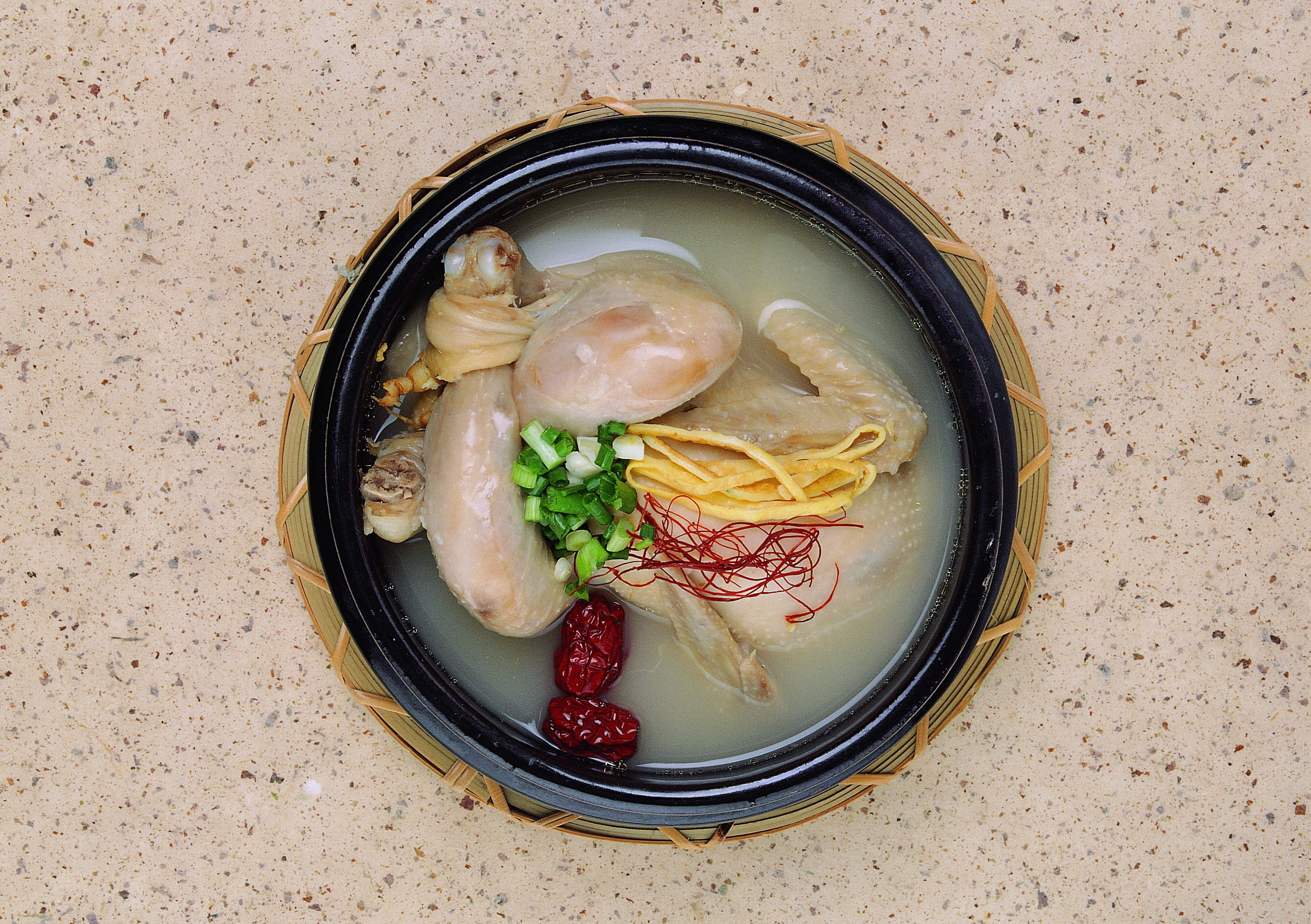 food and drink, chicken, black, steamed, directly above, dumpling, soup, vegetable, ready-to-eat, onions, wellbeing, seafood, serving size, food, round, HD Wallpaper