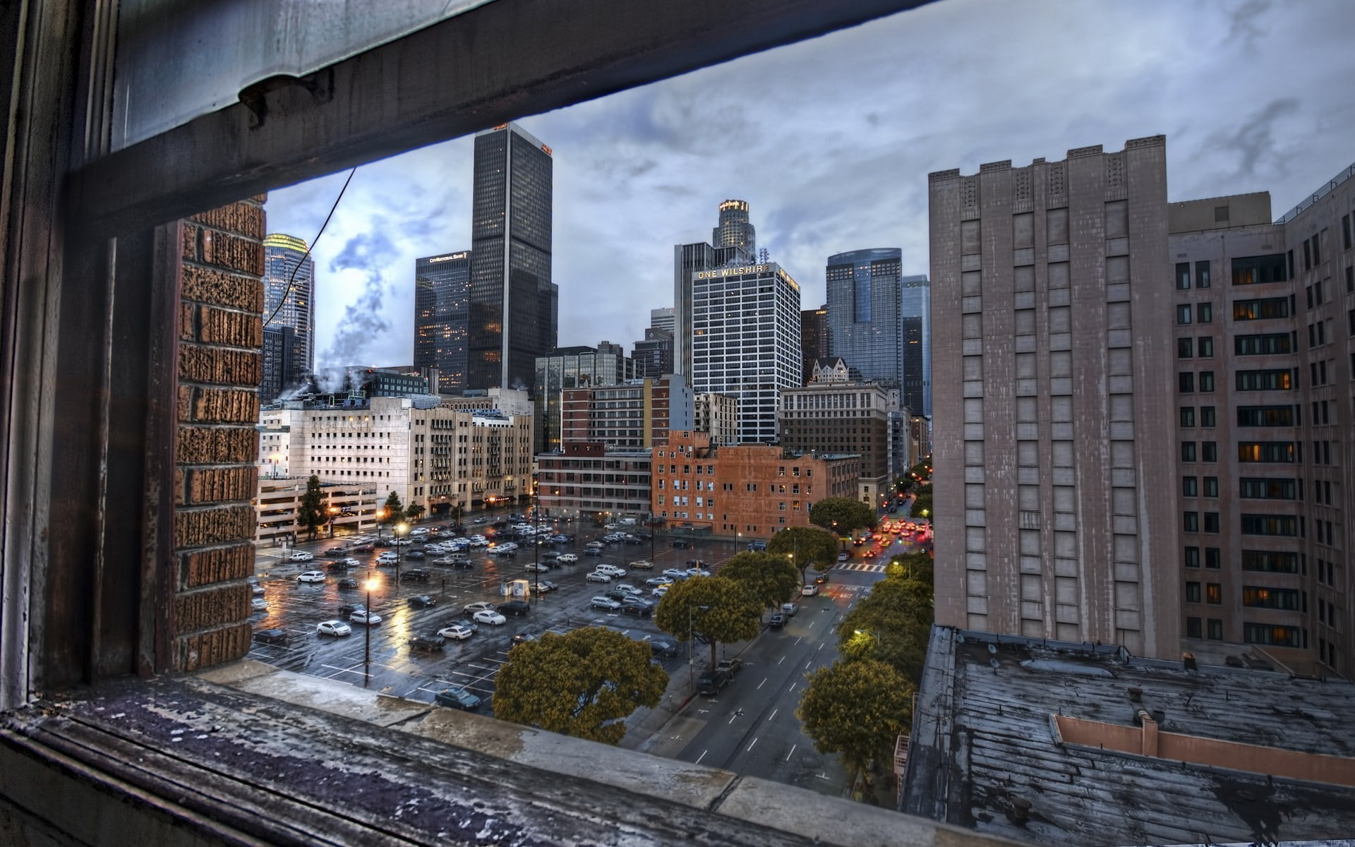 street, HDR, 1080P, building, cityscape, city, HD Wallpaper