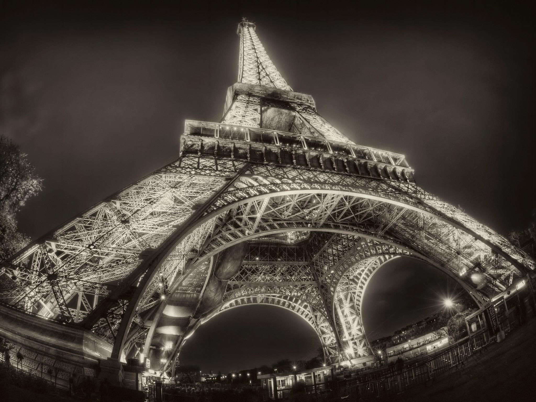 perspective, 3d and abstract, paris, eifel tower, 1080P, photography, HD Wallpaper