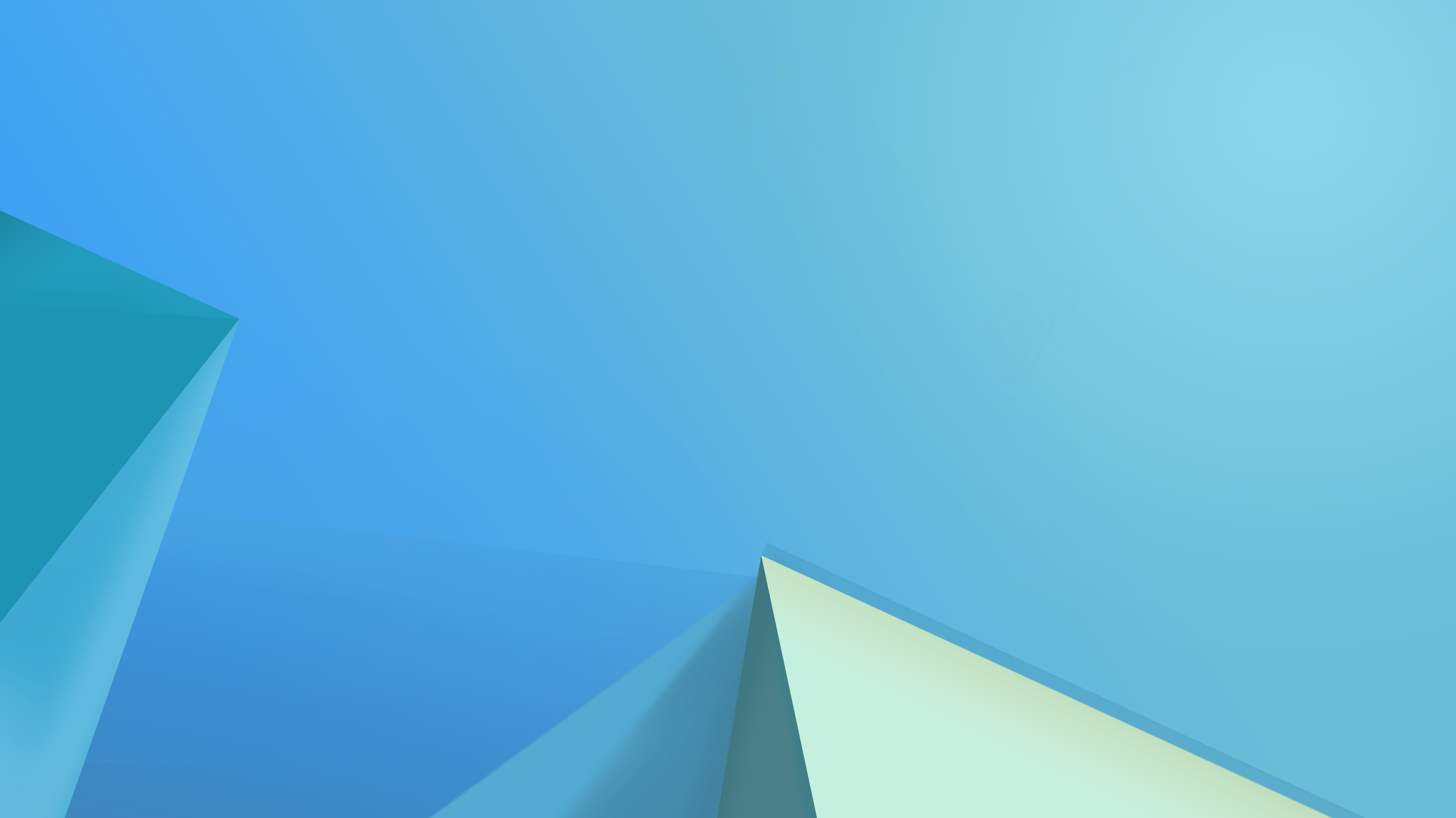 blue, perspective, 4K, 3D Abstract, HD Wallpaper