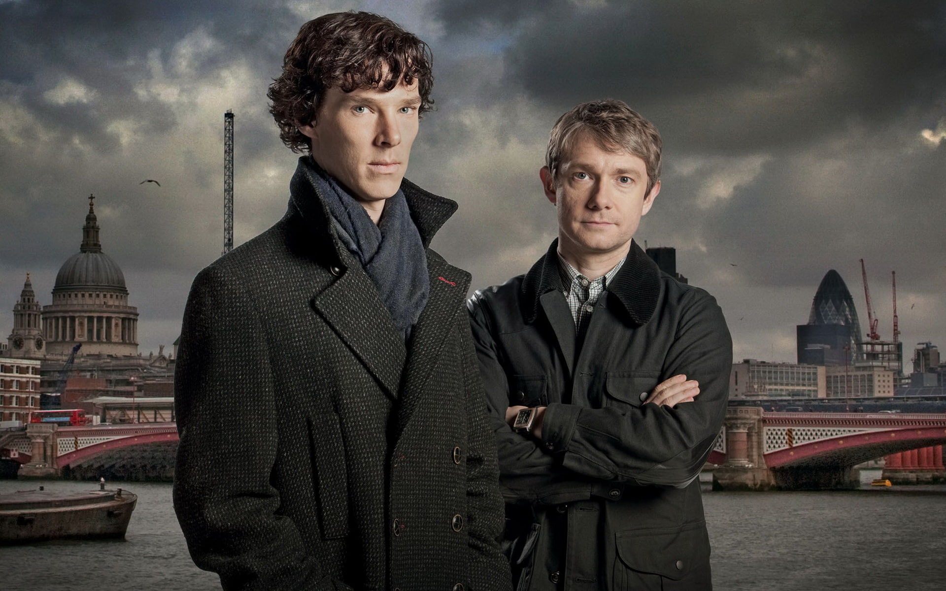 dr, john, watson, holmes, 1080P, sherlock, HD Wallpaper