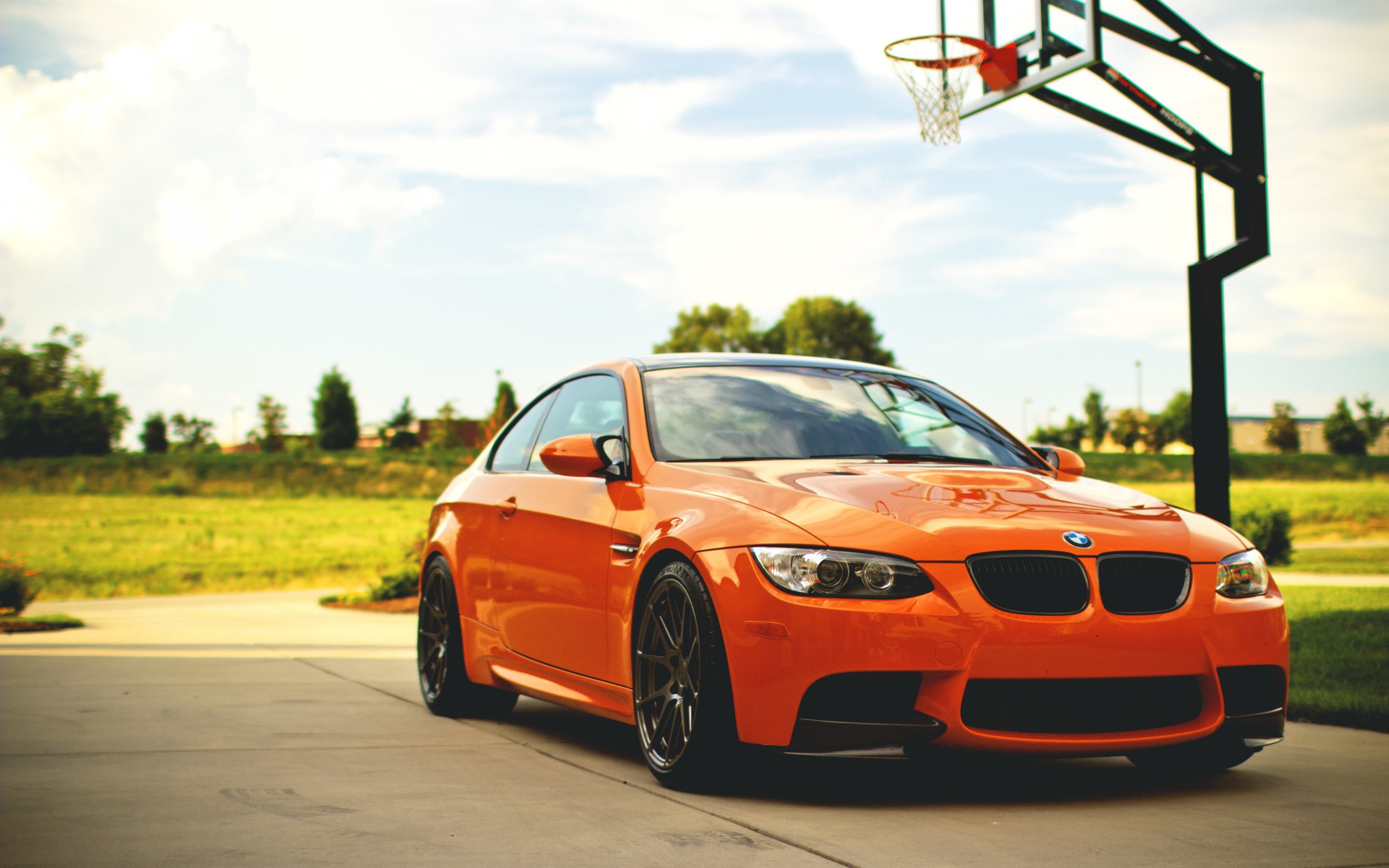 E92, bmw, Best s, e, 2K, M3, s, m, orange, HD Wallpaper