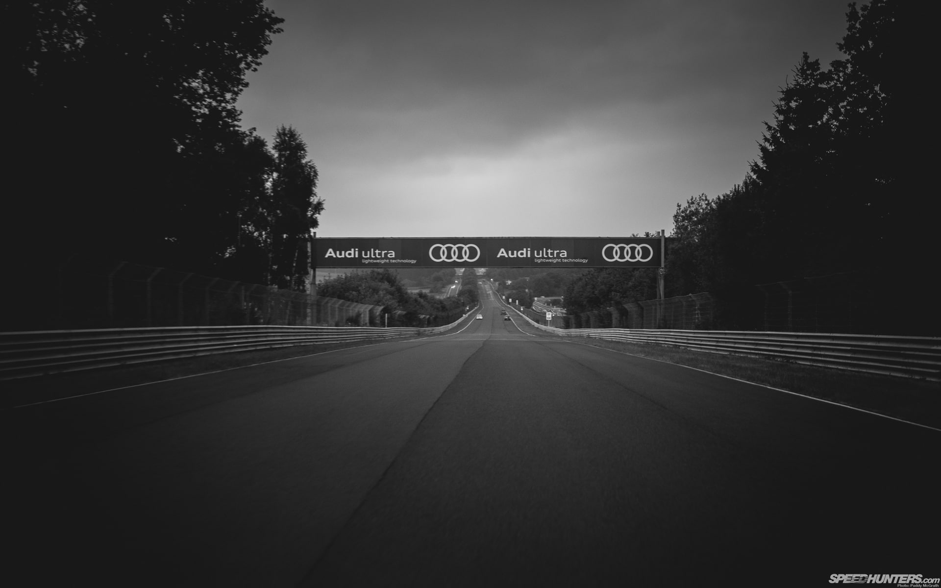 race, bw, 1080P, track, cars, hd, audi, HD Wallpaper