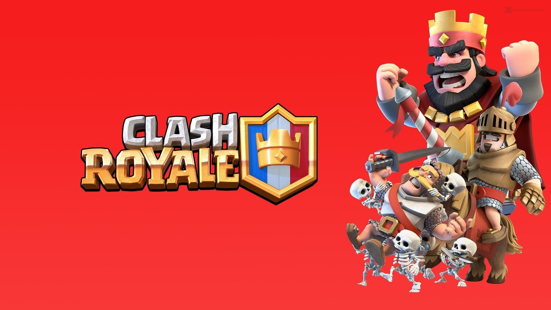 positive emotion, colored background, studio shot, red background, adult, warning sign, red, technology, emotion, text, Clash Royale, sign, people, indoors, HD Wallpaper