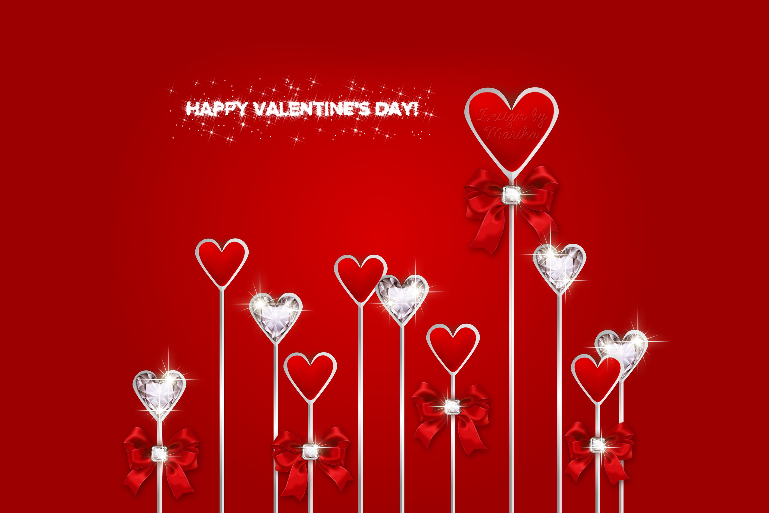 day, valentines, passion, red background, heart, design, 2K, shiny, holiday, vector, wedding, heart Shape, positive emotion, no people, dating, sign, event, HD Wallpaper