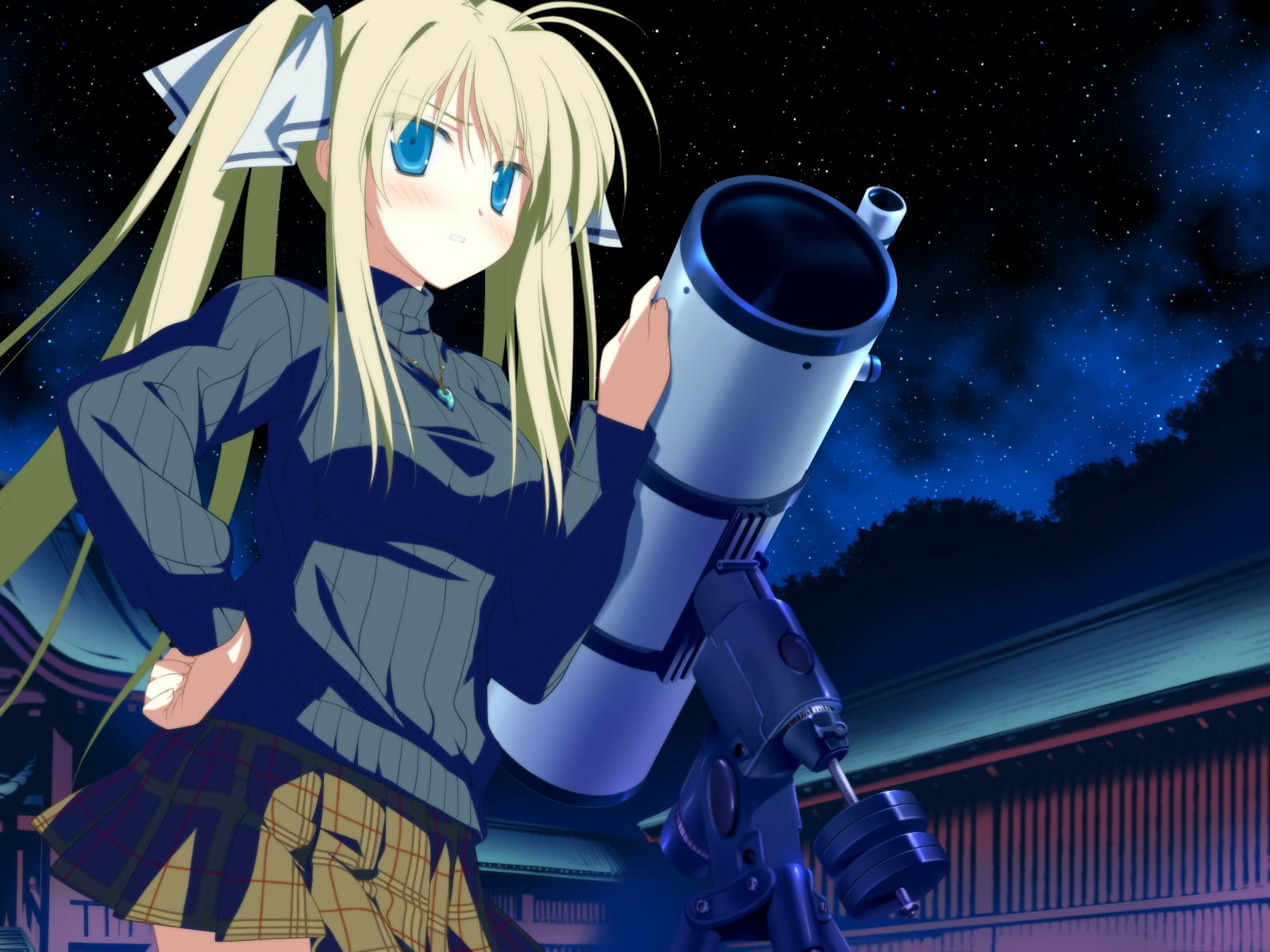 illustration, costume, vector, outdoors, leisure activity, science, illuminated, beside, creativity, fantasy, girl, hoshizora no memoria, no people, sky, HD Wallpaper