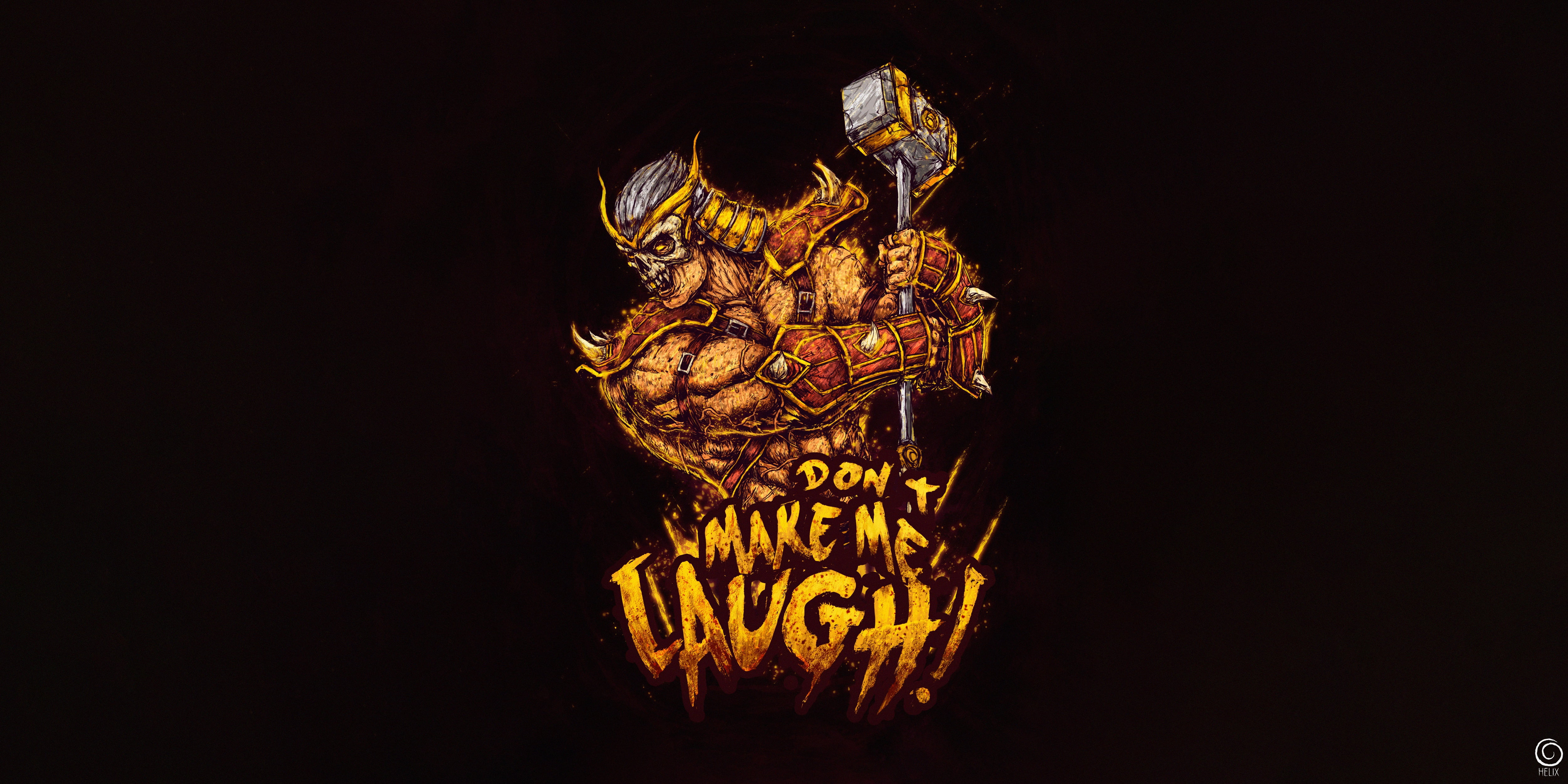 Warrior, Hammer, 4K, Mortal Kombat, Shao Kahn, HD Wallpaper