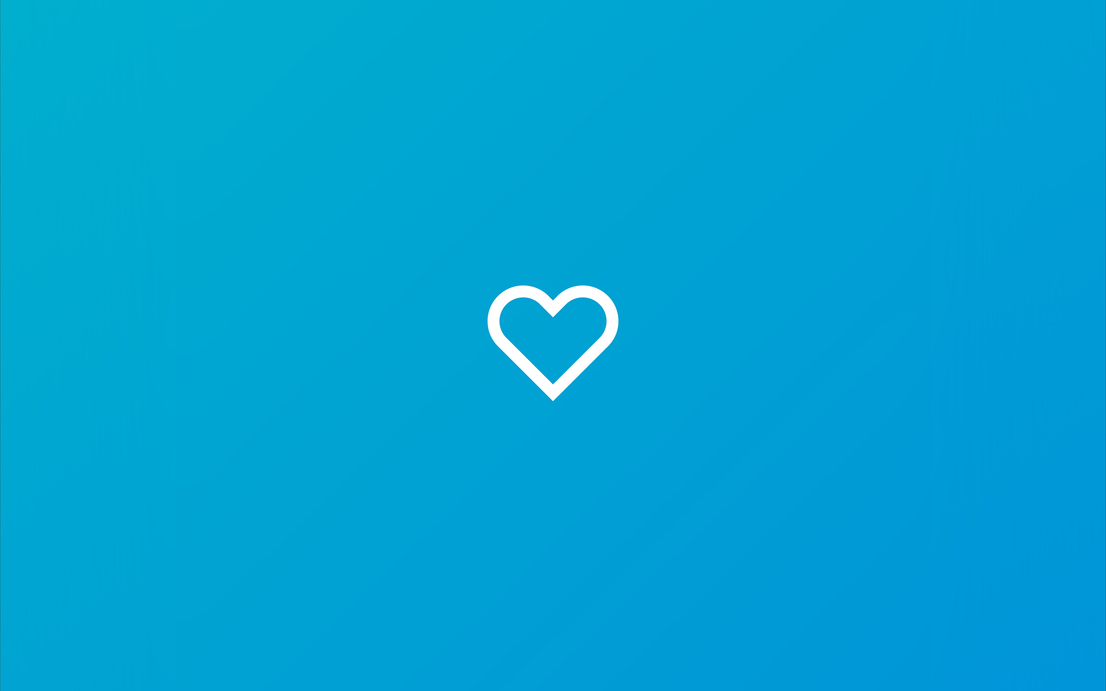minimal, colored background, papers.co, close-up, romance, love, art and craft, heart shape, blue background, love letter, creativity, coming, 4K, copy space, HD Wallpaper