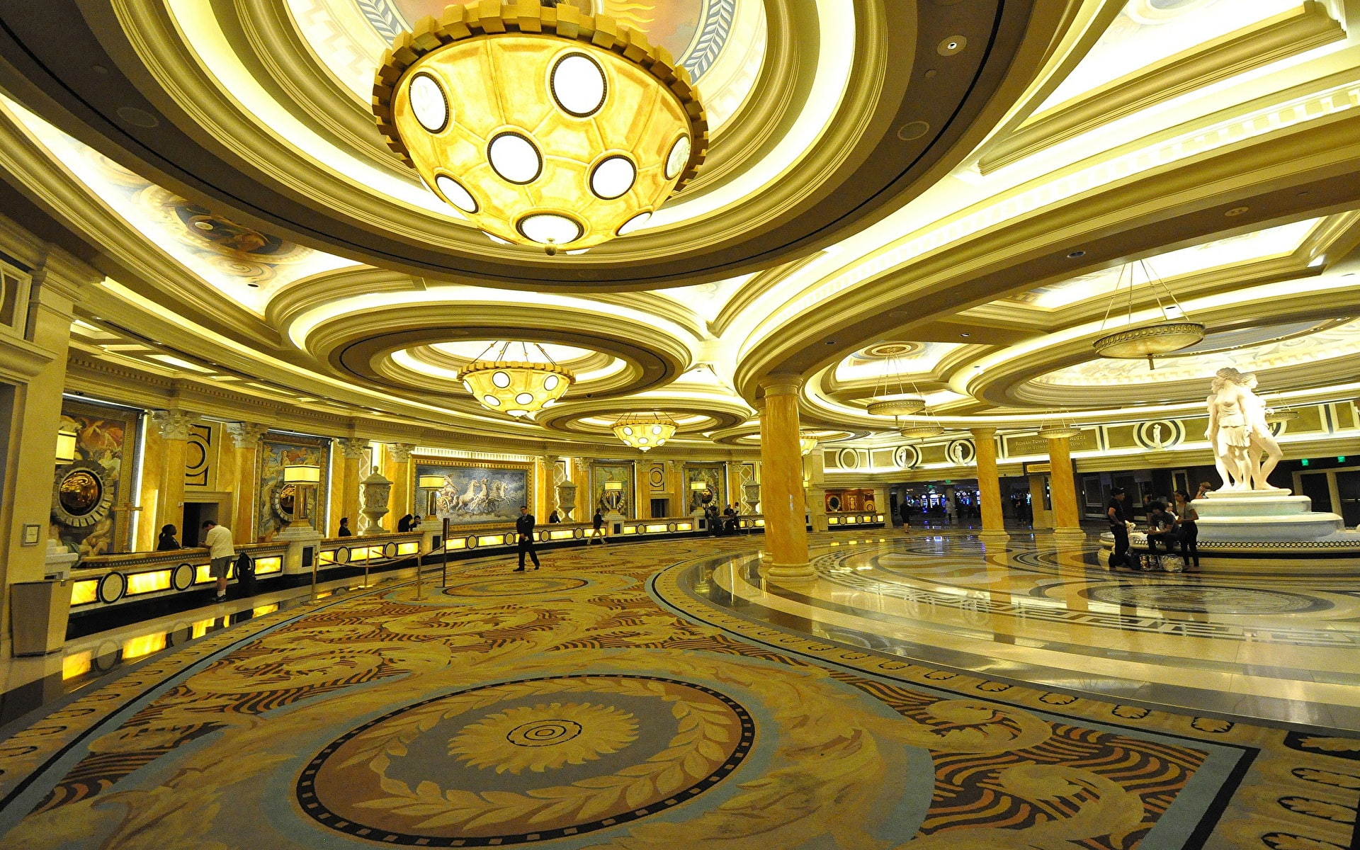 interior, luxury, caesars, las, palace, usa, vegas, 1080P, HD Wallpaper