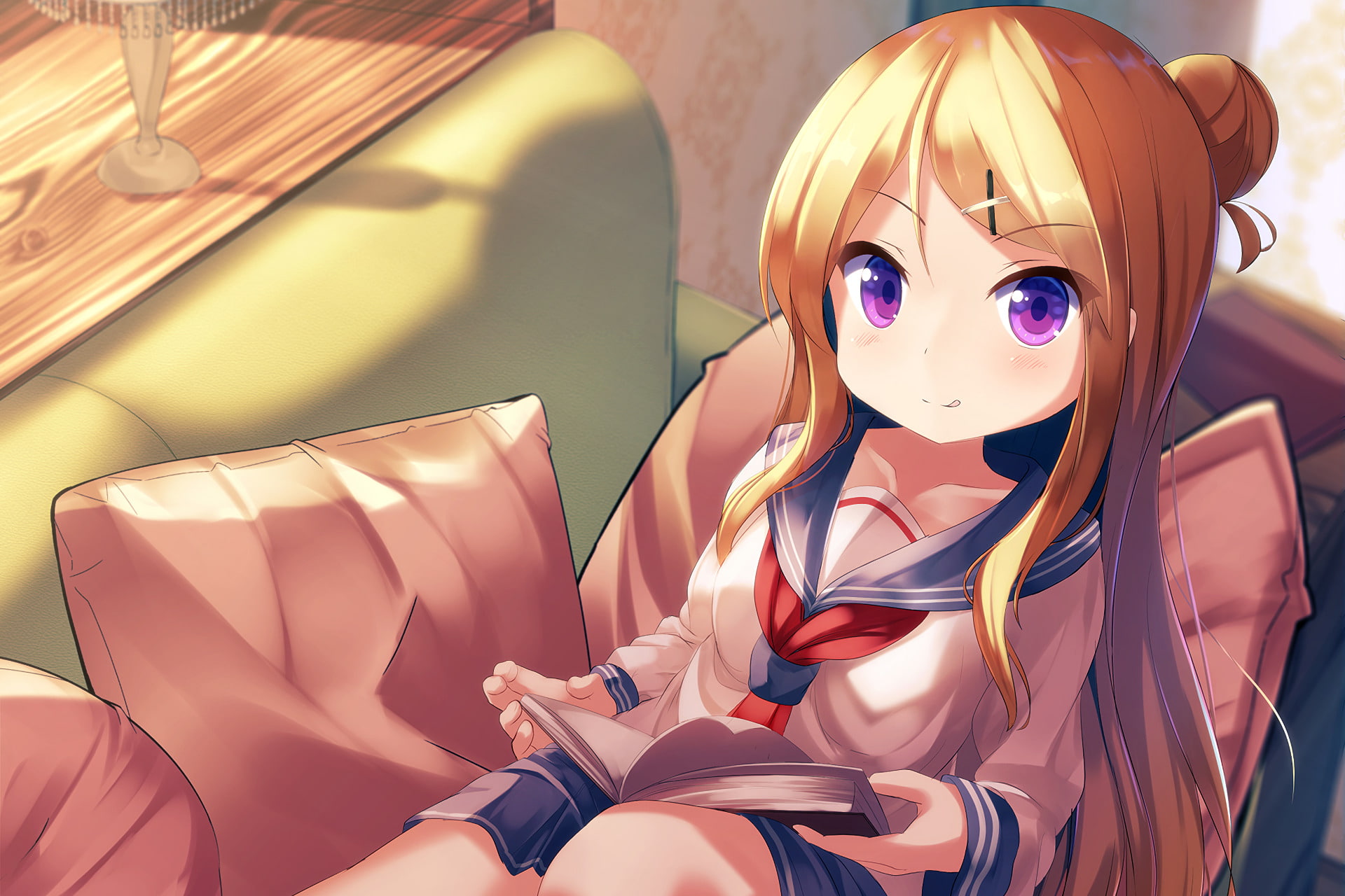 KINMOZA!, Karen Kujou, 1080P, Anime, HD Wallpaper