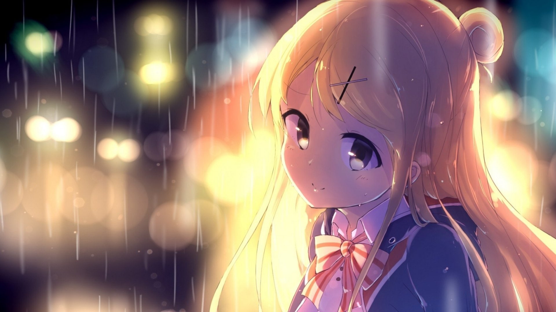 Face, 1080P, KINMOZA!, Anime, Karen Kujou, Girl, Kin-iro Mosaic, HD Wallpaper